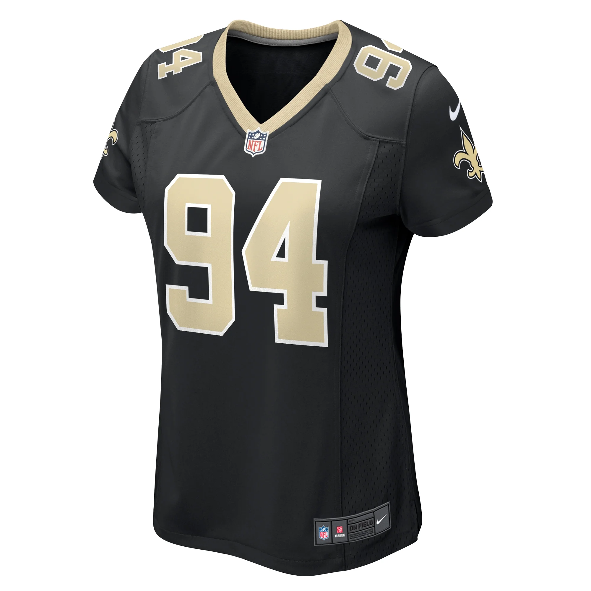Women's Nike Cameron Jordan Black New Orleans Saints Team Game Jersey