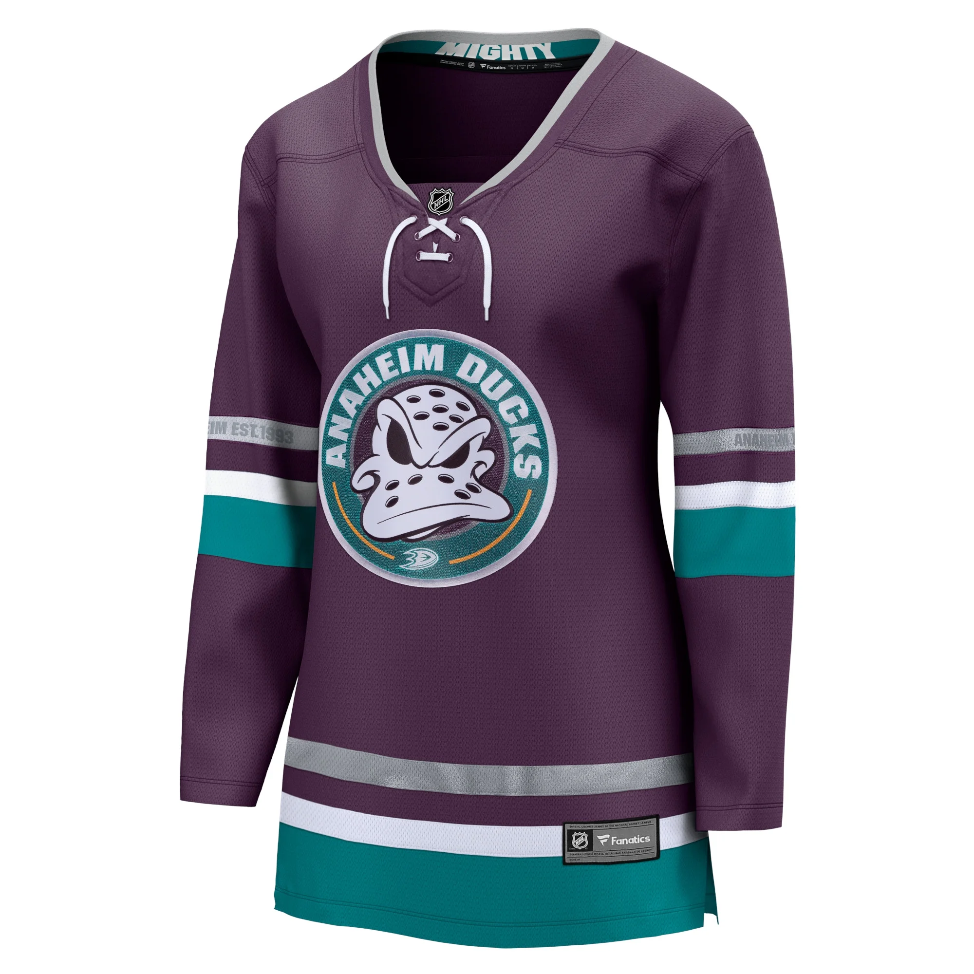 Women's Fanatics Purple Anaheim Ducks 30th Anniversary Premier Breakaway Jersey