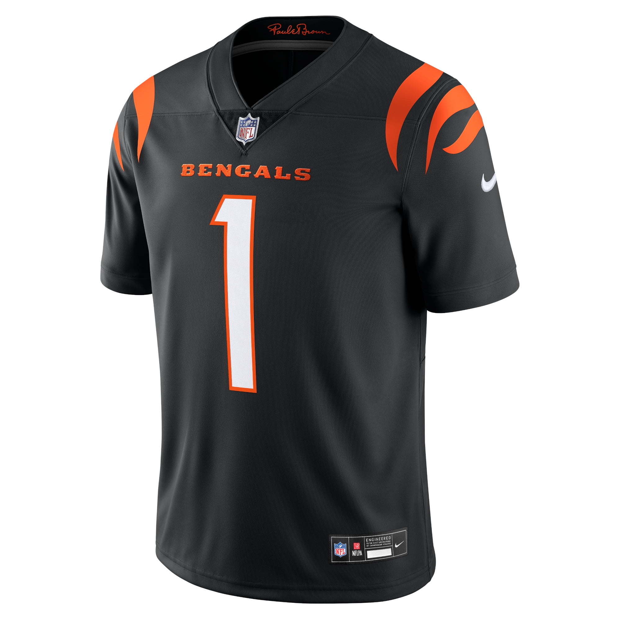 Men's Nike Ja'Marr Chase Black Cincinnati Bengals Vapor Untouchable Limited Jersey