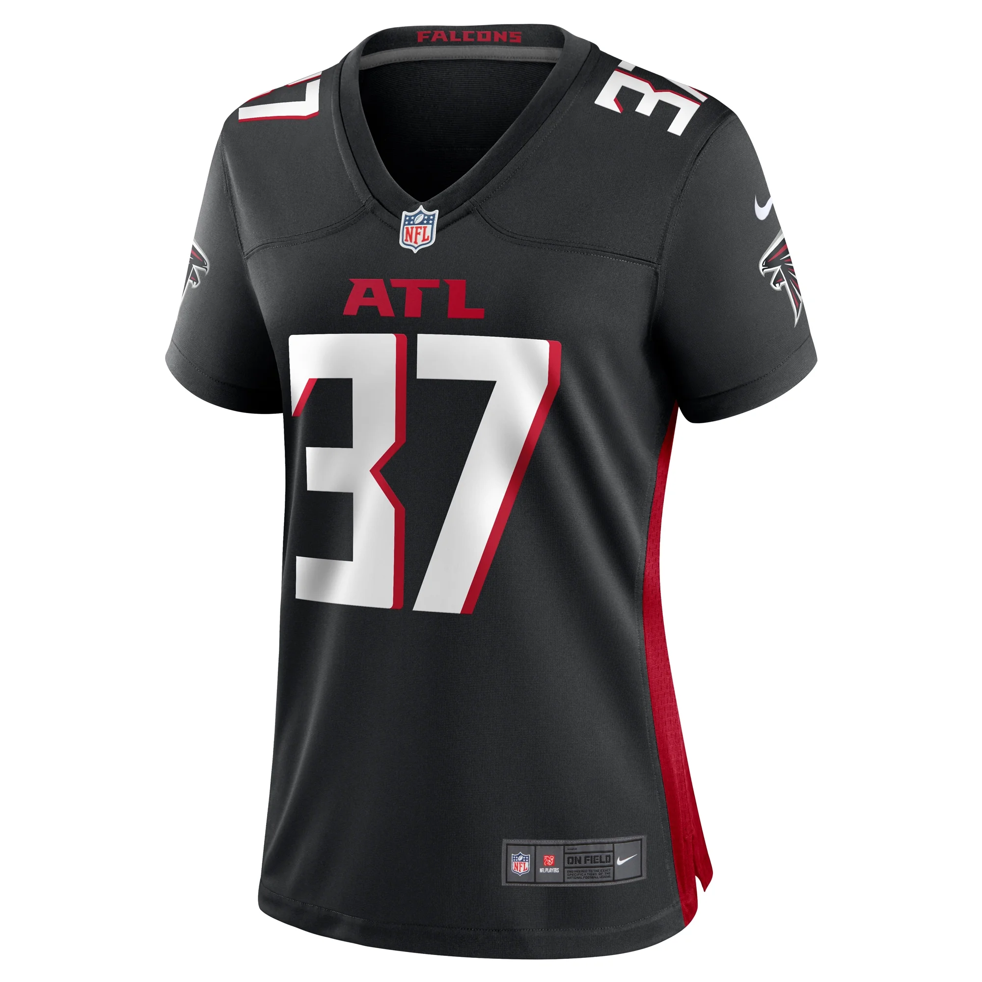Women's Nike DeMarcco Hellams Black Atlanta Falcons Team Game Jersey