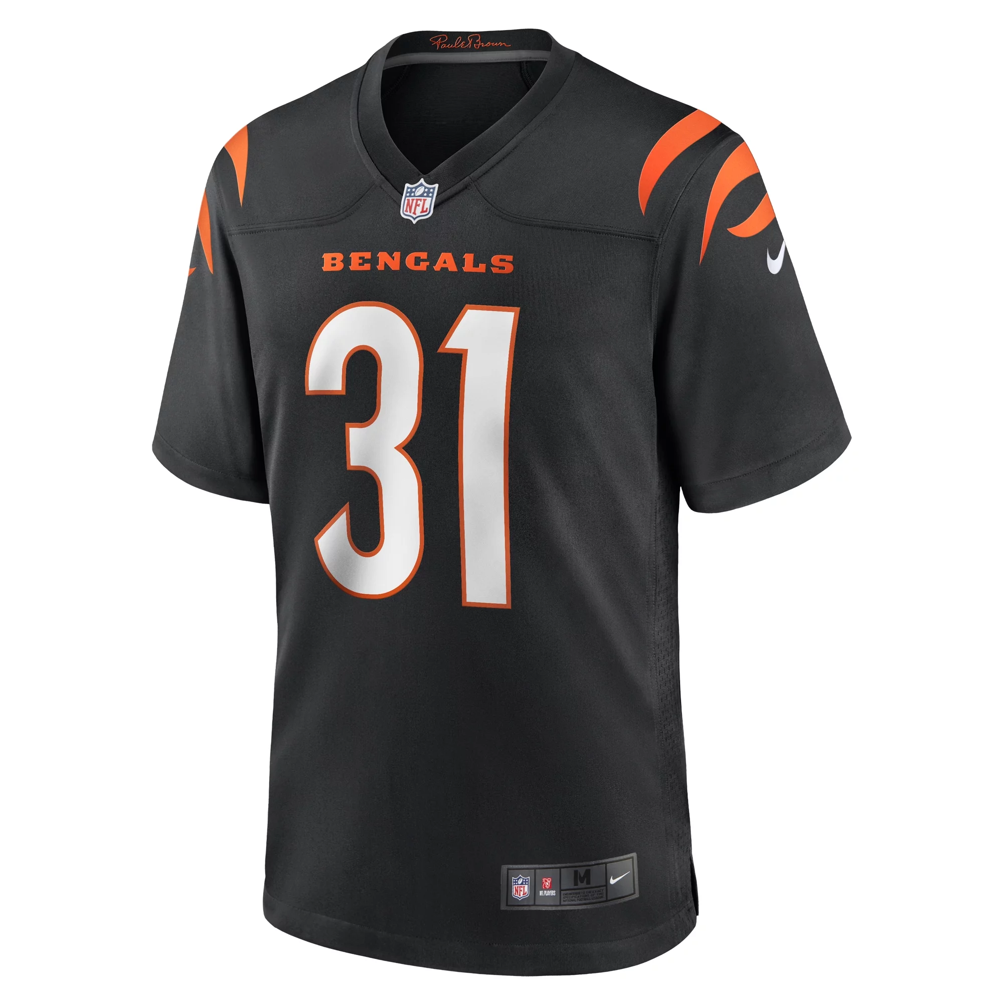 Men's Nike Ickey Woods Black Cincinnati Bengals Retired Player Game Jersey