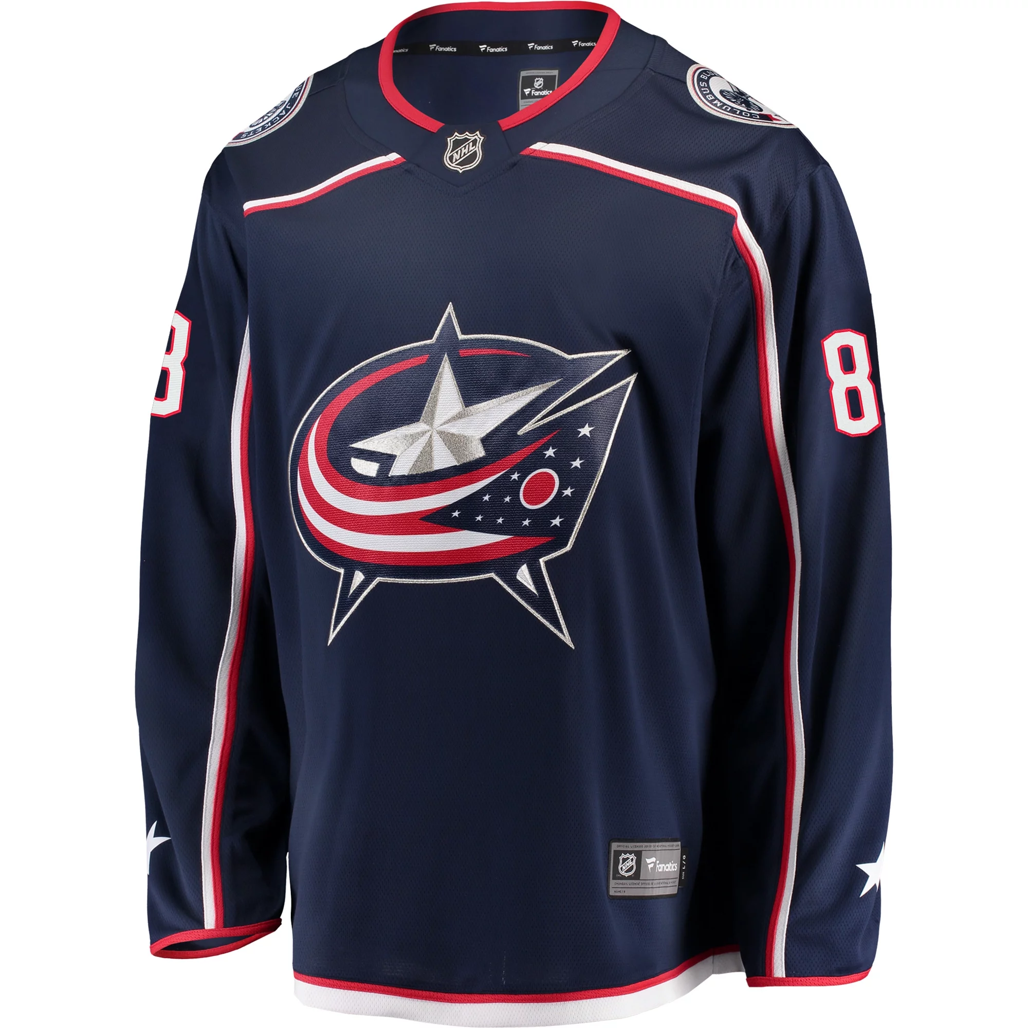Men's Fanatics Branded Zach Werenski Navy Columbus Blue Jackets Breakaway Jersey