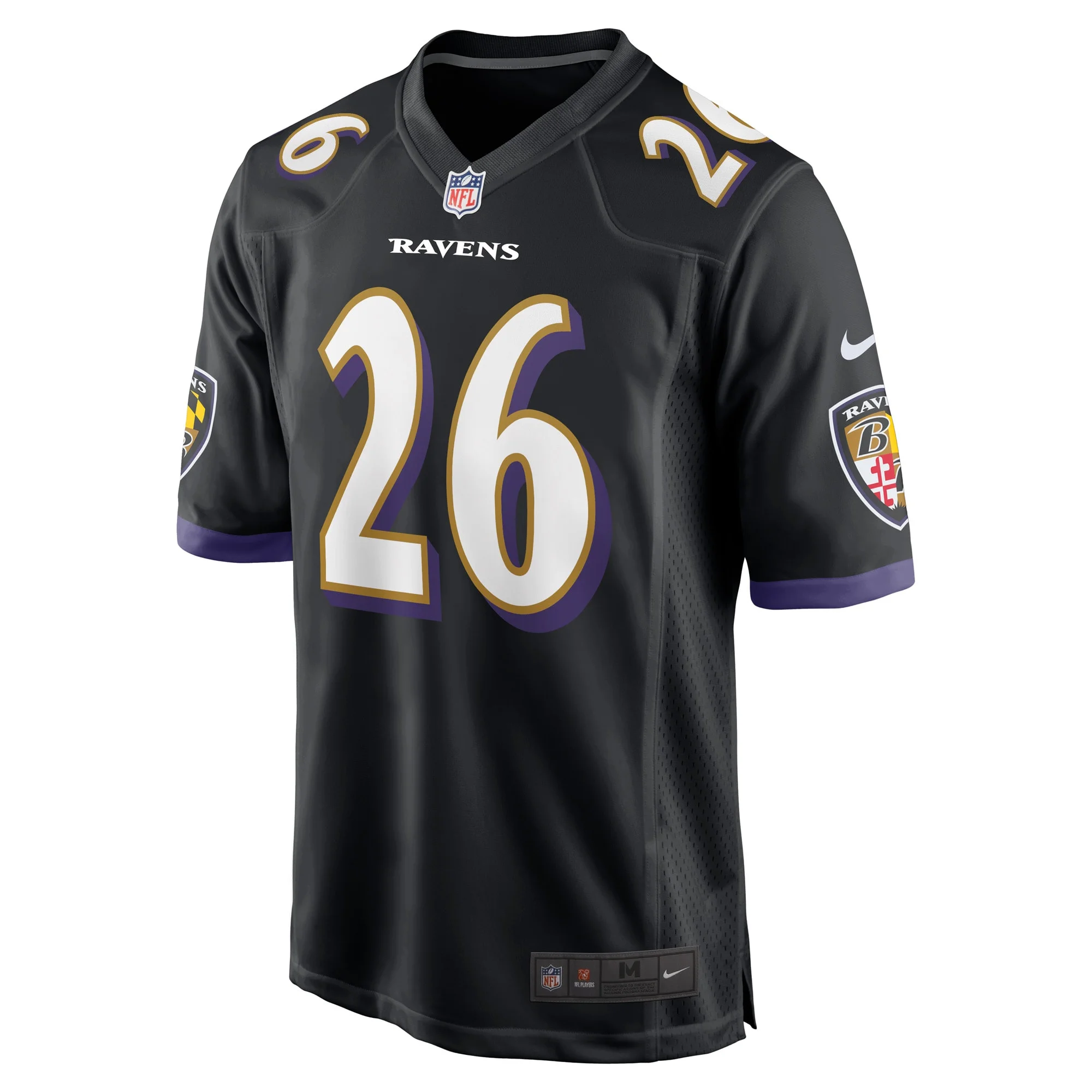 Men's Nike Rod Woodson Black Baltimore Ravens Retired Player Jersey