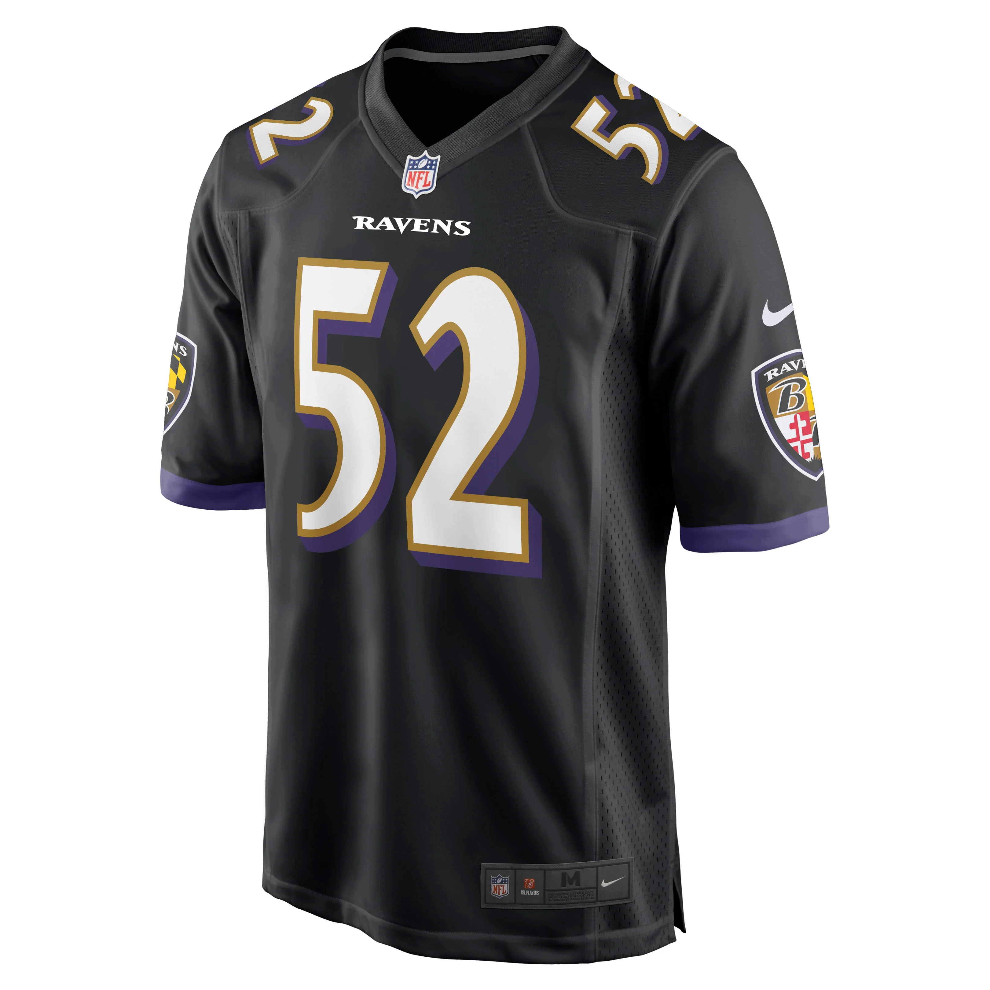 Men's Nike Ray Lewis Black Baltimore Ravens Retired Player Jersey