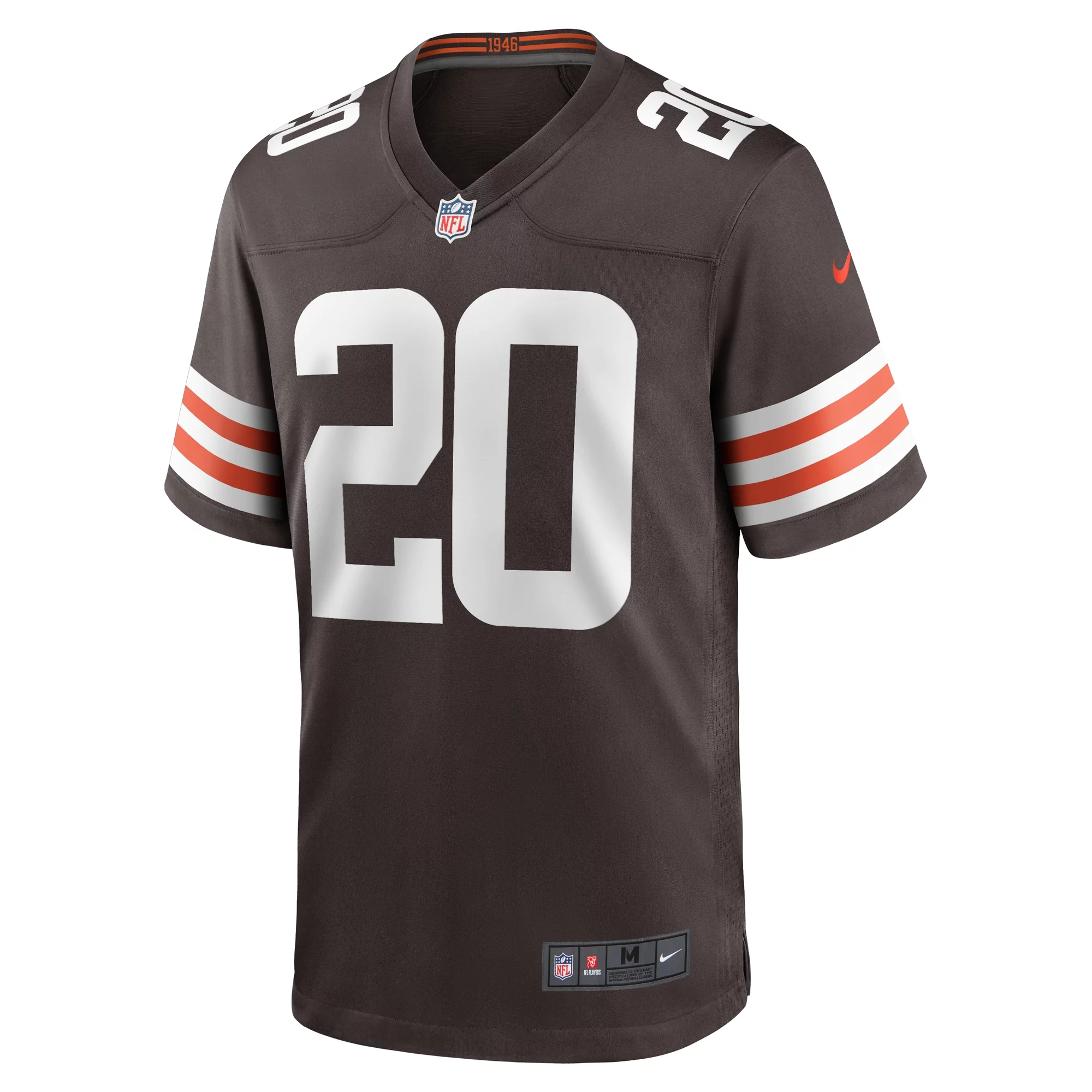 Men's Nike Pierre Strong Jr. Brown Cleveland Browns Team Game Jersey