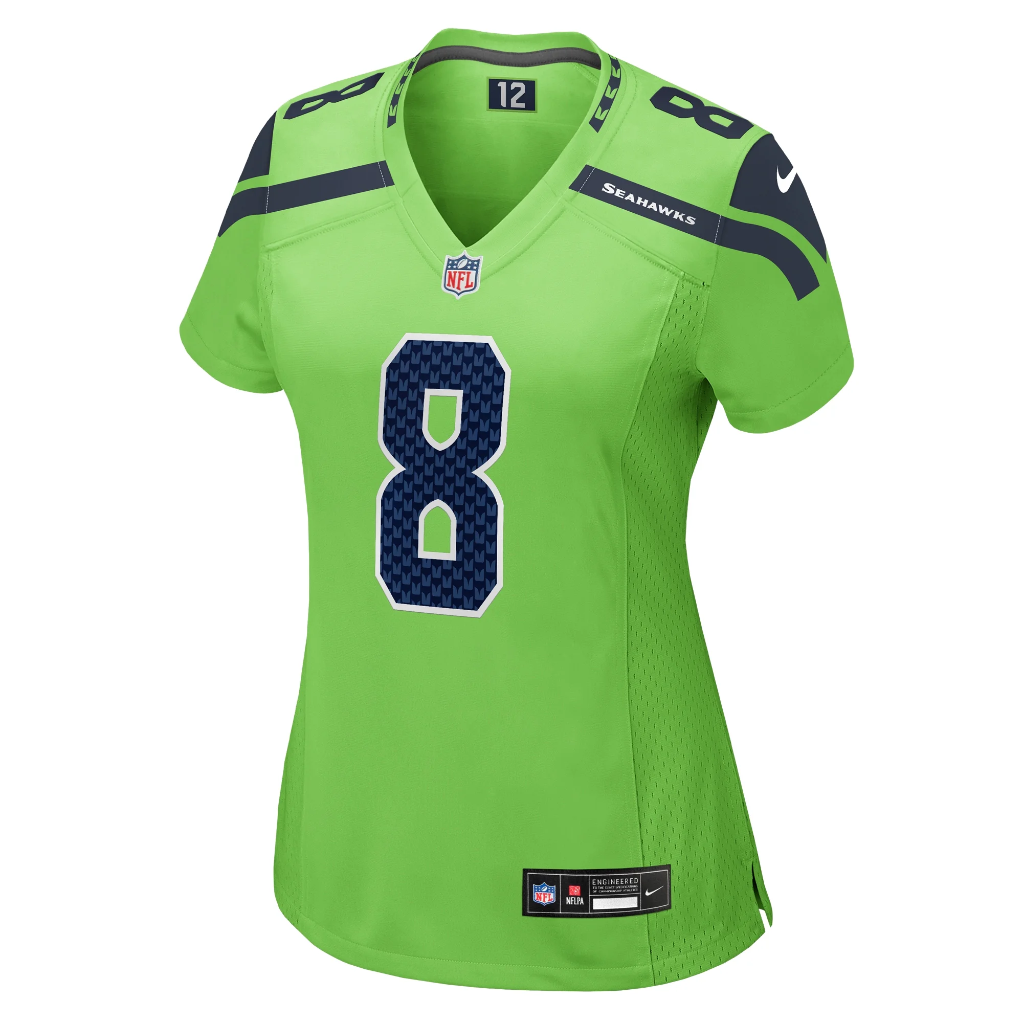 Women's Nike Coby Bryant Neon Green Seattle Seahawks Game Jersey