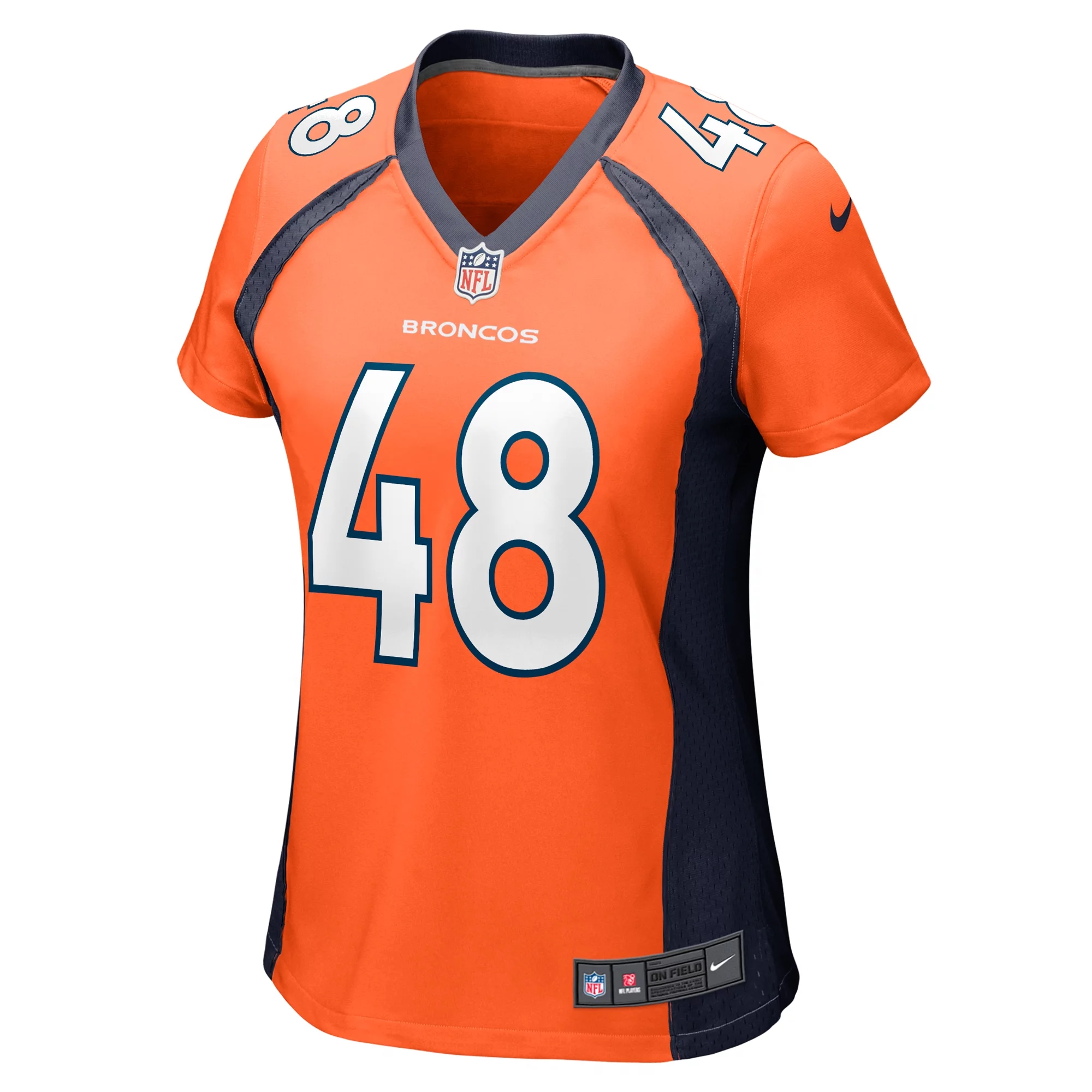 Women's Nike Mitchell Fraboni Orange Denver Broncos Team Game Jersey