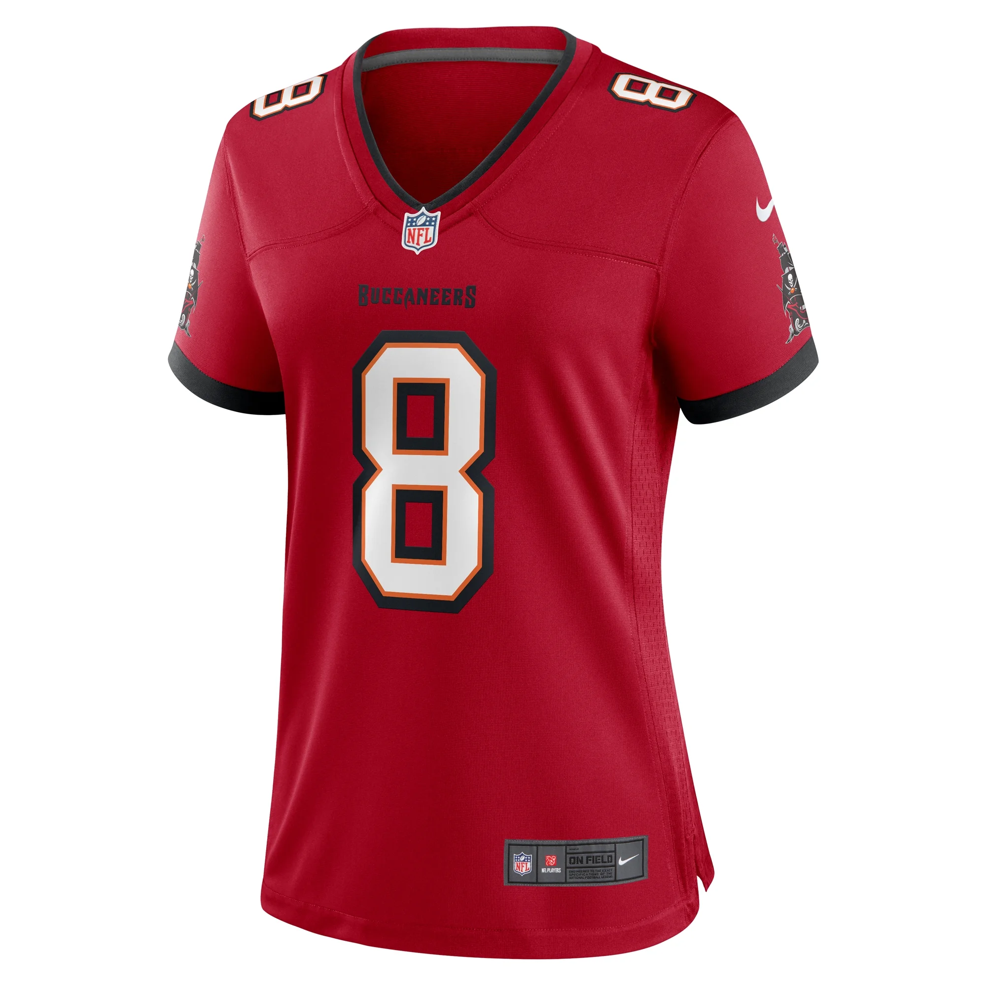 Women's Nike SirVocea Dennis Red Tampa Bay Buccaneers Game Jersey