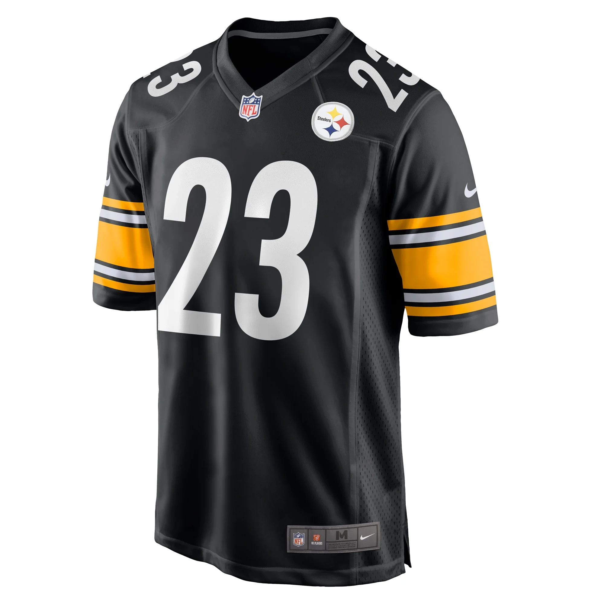 Men's Nike Damontae Kazee Black Pittsburgh Steelers Game Jersey