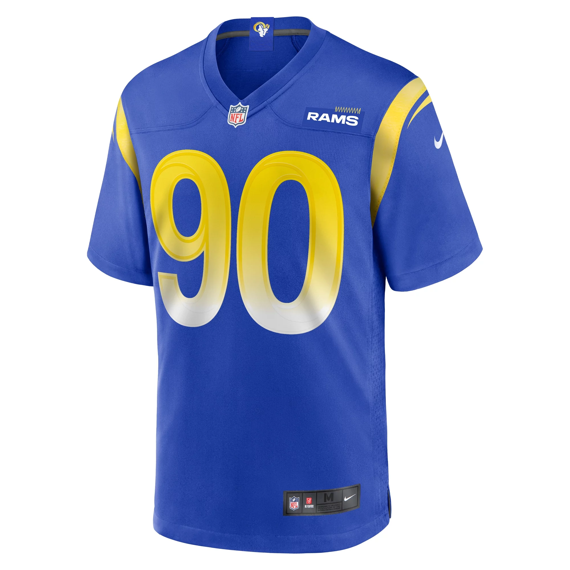 Men's Nike Earnest Brown IV Royal Los Angeles Rams Team Game Jersey
