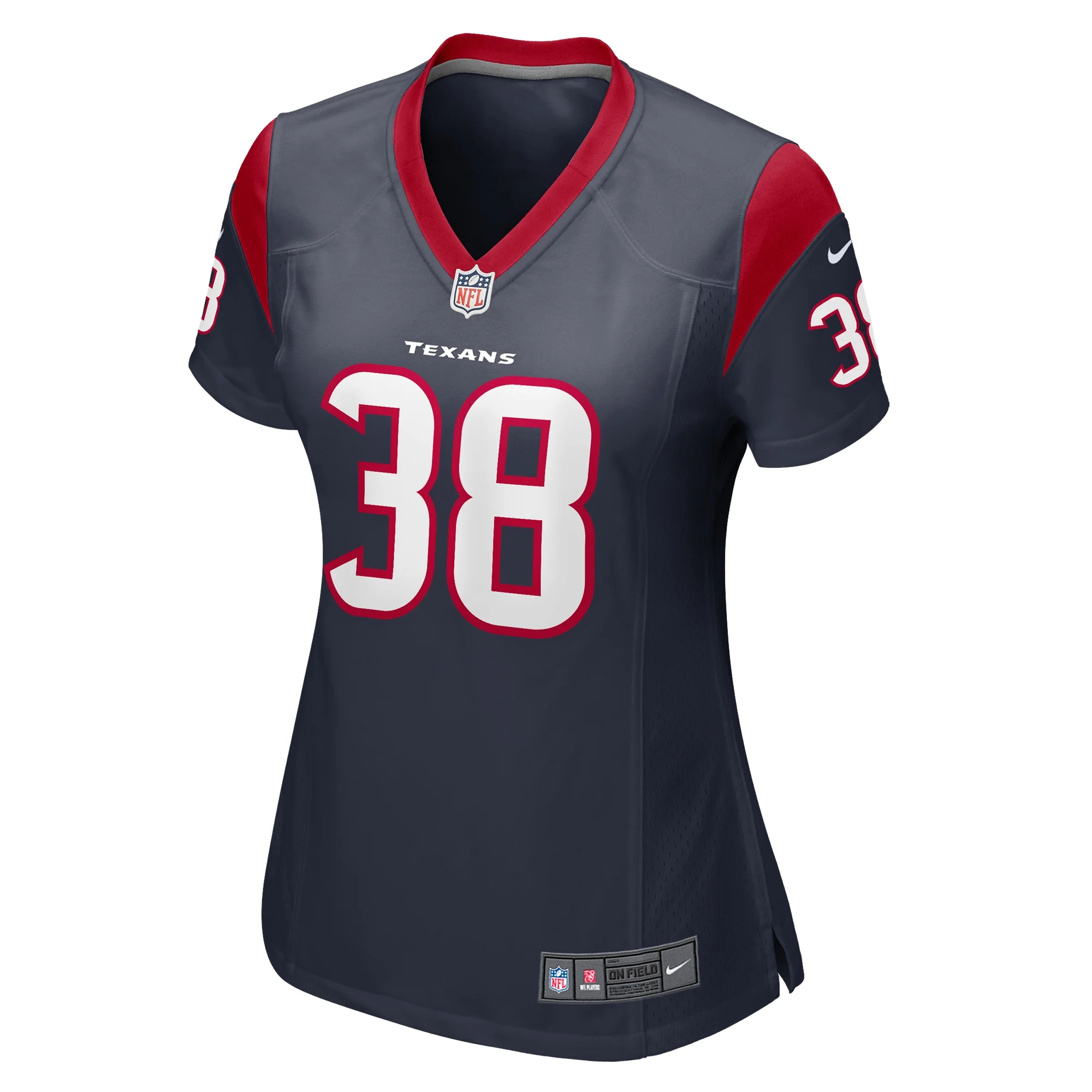 Women's Nike J.J. Taylor Navy Houston Texans Team Game Jersey