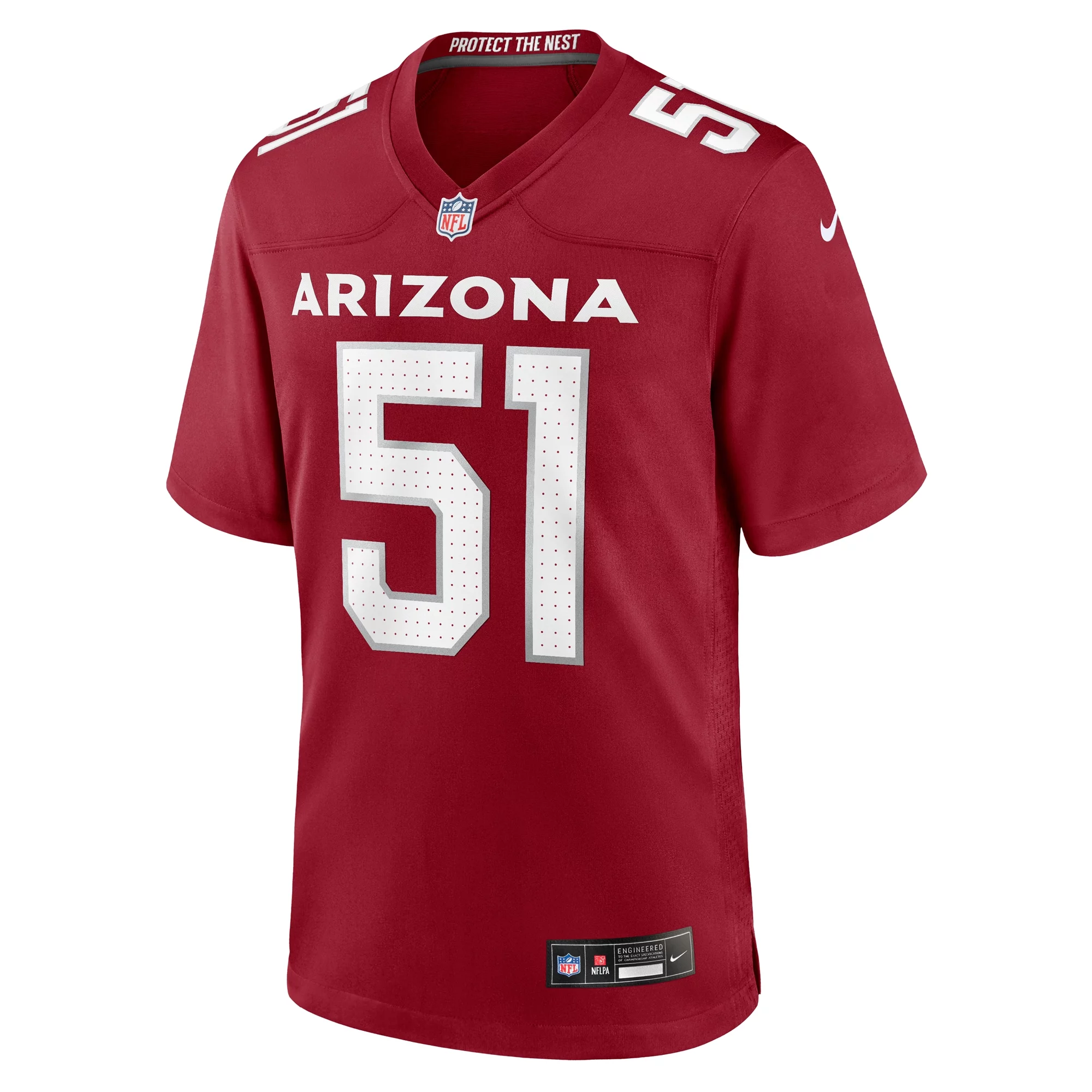 Men's Nike Krys Barnes Cardinal Arizona Cardinals Team Game Jersey