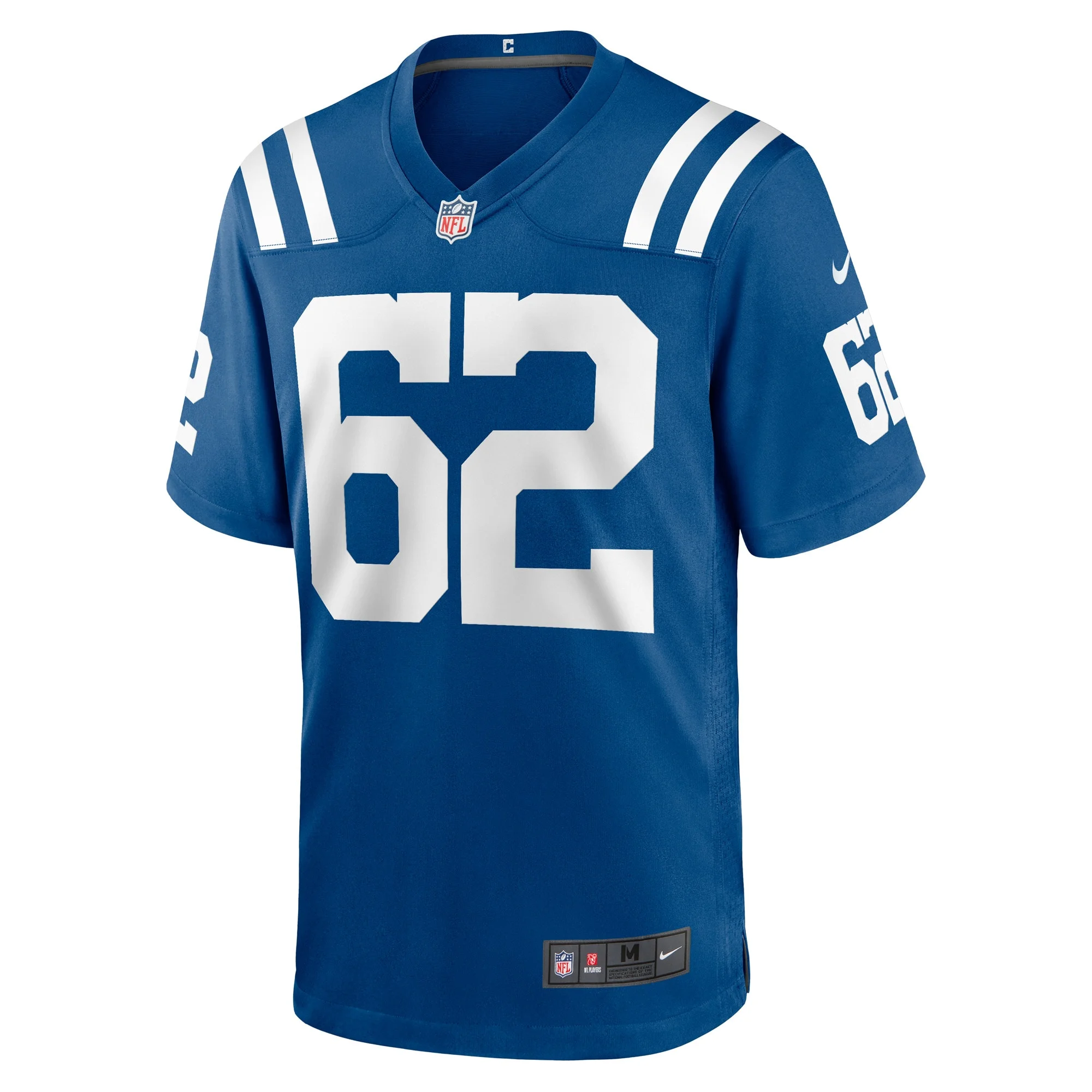 Men's Nike Wesley French Royal Indianapolis Colts Game Player Jersey