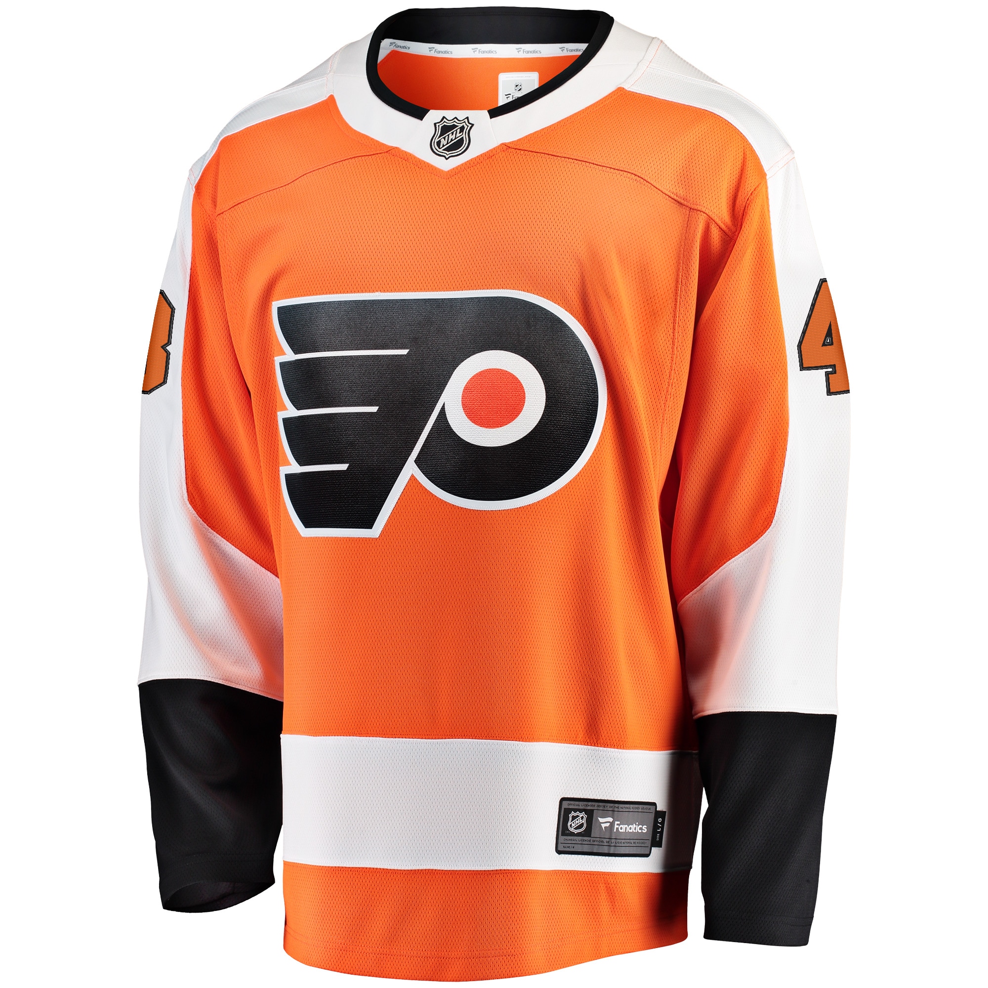 Men's Fanatics Morgan Frost Orange Philadelphia Flyers Breakaway Player Jersey
