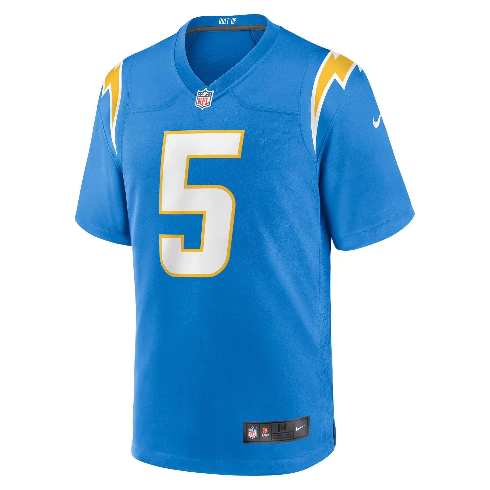 Men's Nike Joshua Palmer Powder Blue Los Angeles Chargers Game Player Jersey