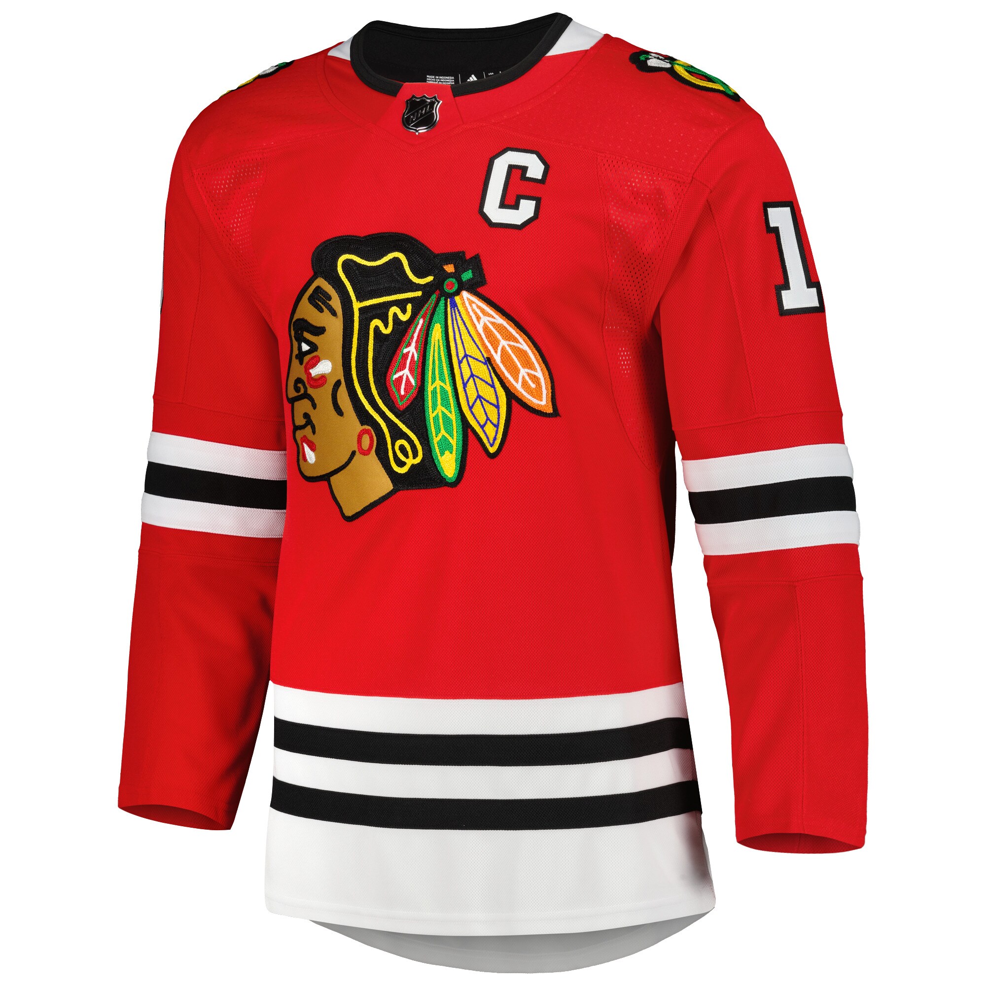 Jonathan Toews Chicago Blackhawks adidas  Primegreen Authentic Pro Player Jersey - Red