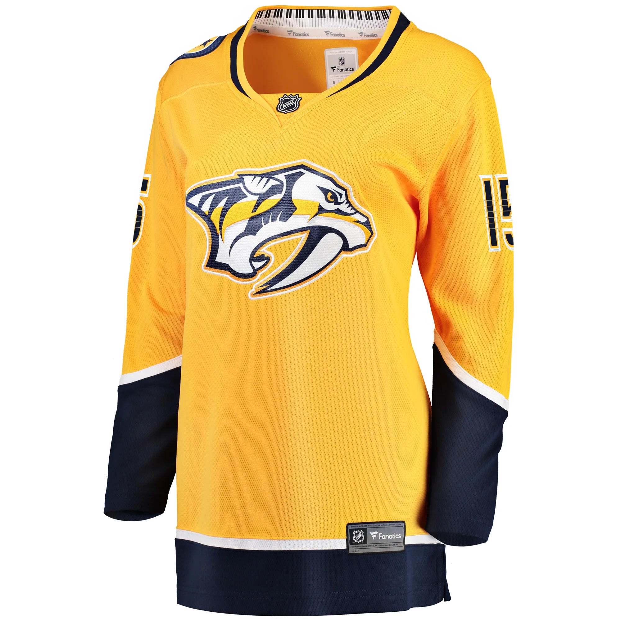 Women's Fanatics Craig Smith Gold Nashville Predators Breakaway Player Jersey