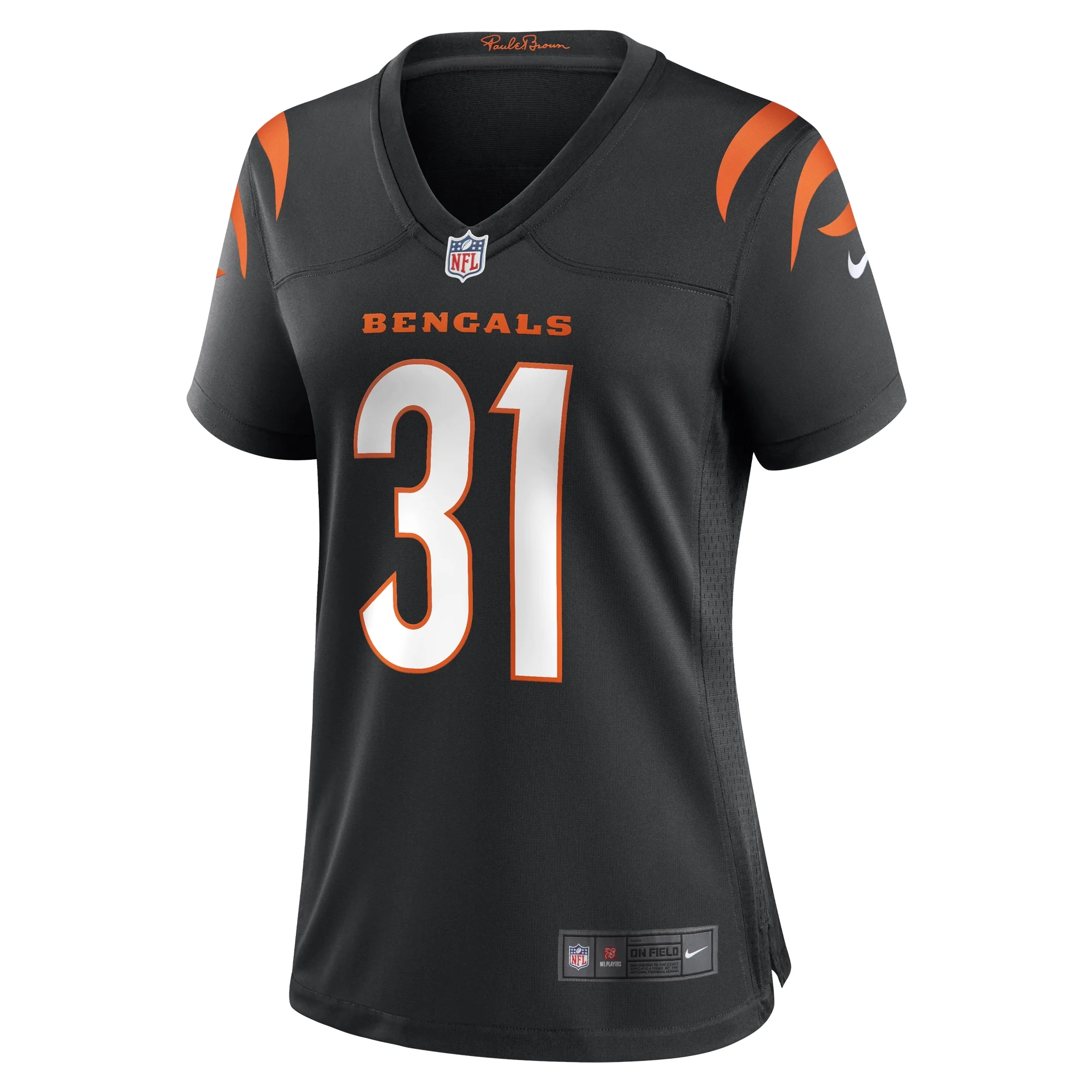 Women's Nike Ickey Woods Black Cincinnati Bengals Retired Player Game Jersey