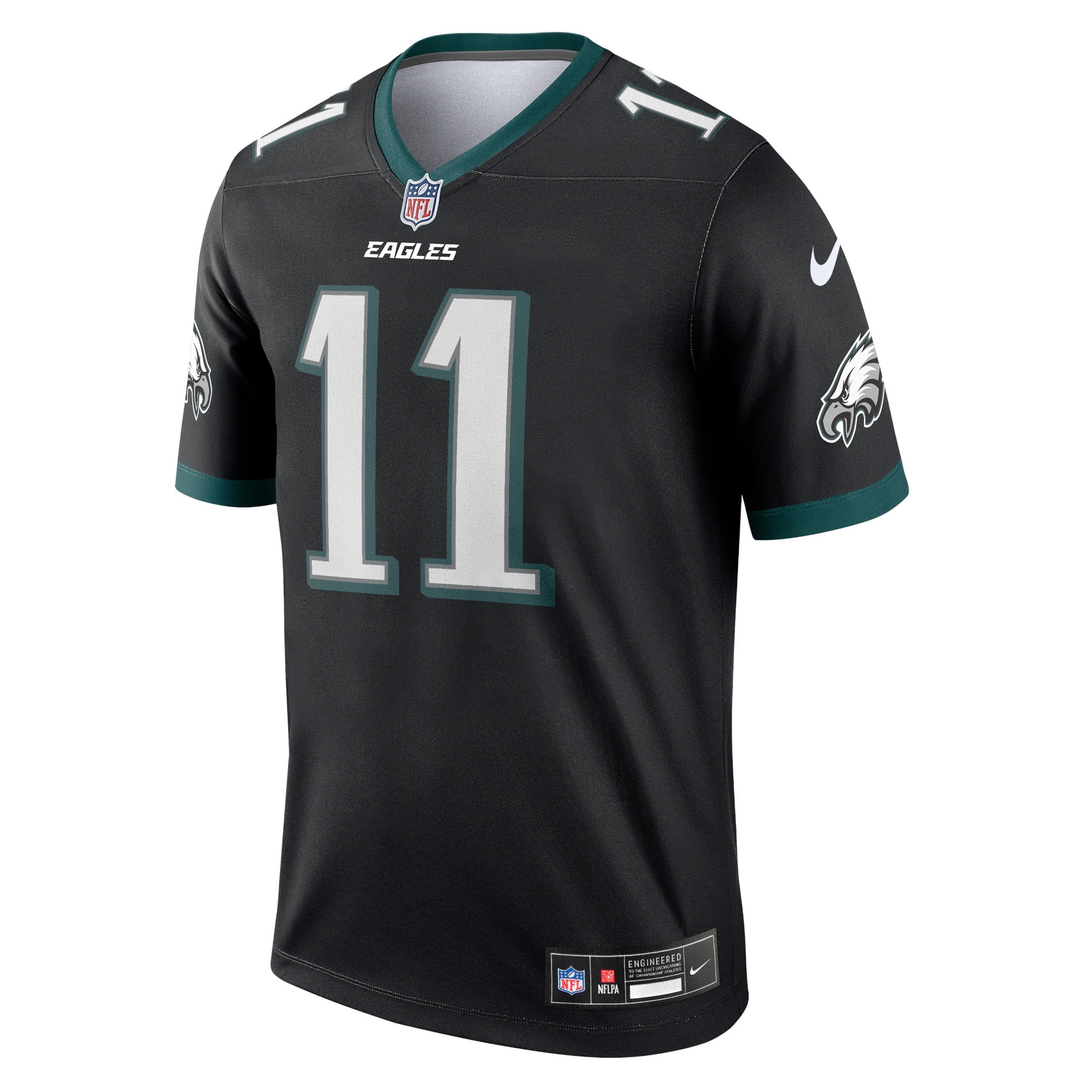 Men's Nike A.J. Brown Black Philadelphia Eagles Legend Jersey