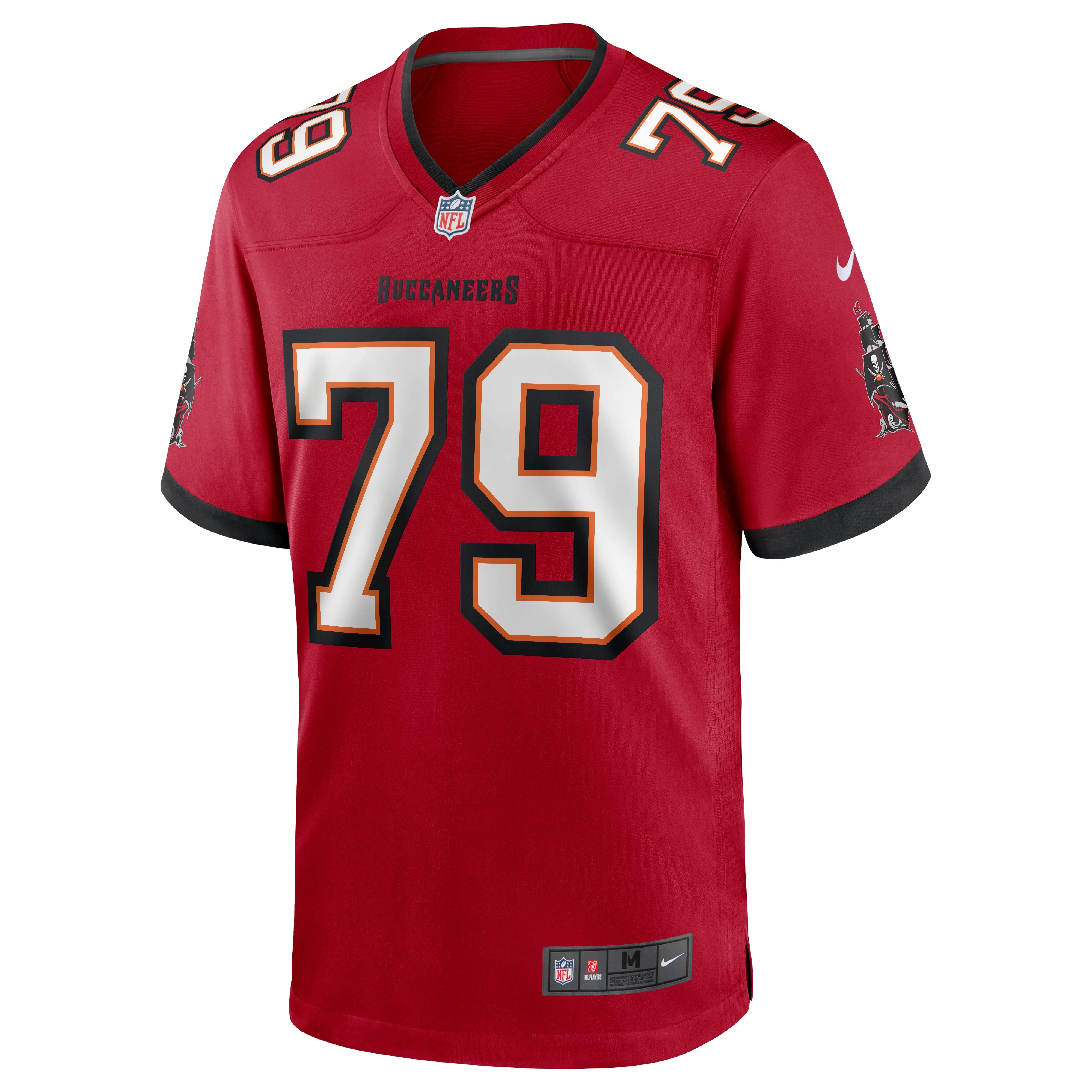 Men's Nike Patrick O'Connor Red Tampa Bay Buccaneers Game Jersey