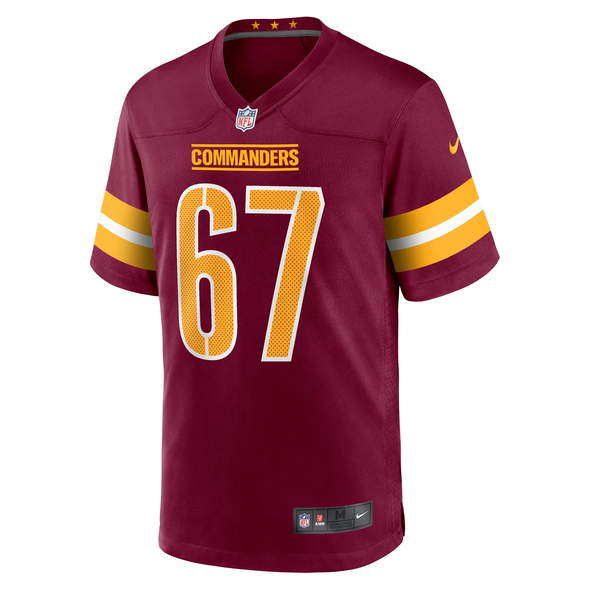 Men's Nike Nick Allegretti Burgundy Washington Commanders Game Jersey