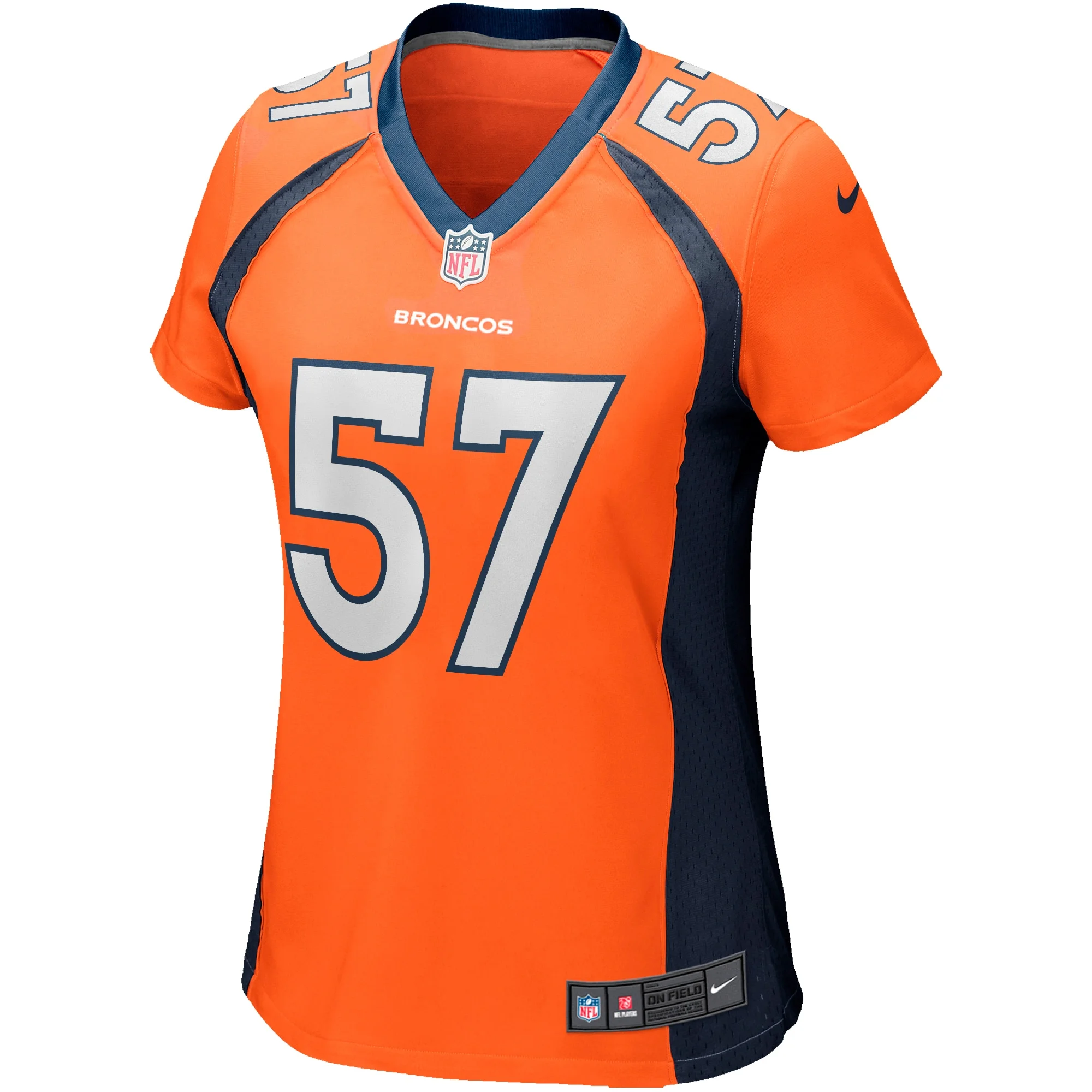 Women's Nike Tom Jackson Orange Denver Broncos Game Retired Player Jersey