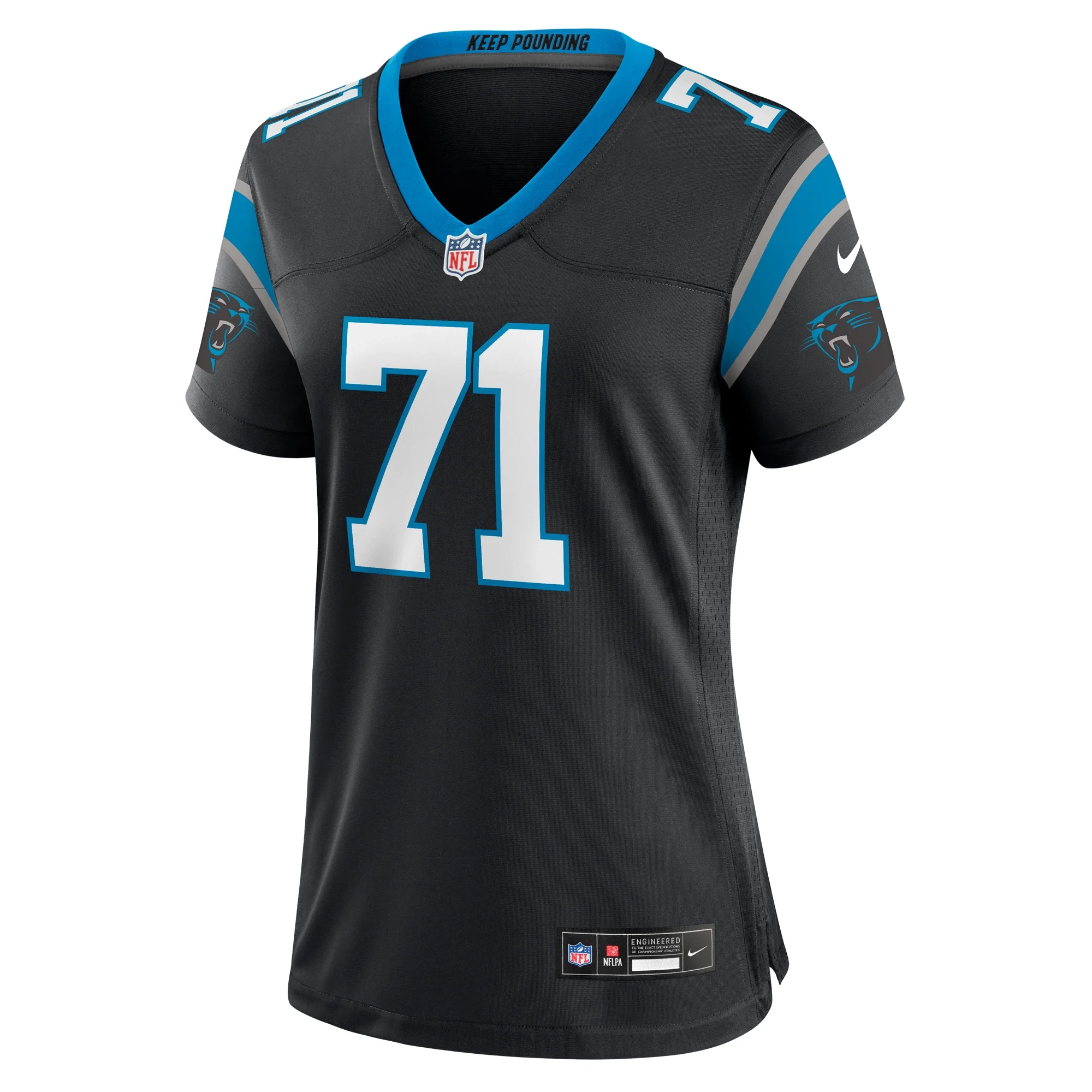 Women's Nike Chris Wormley Black Carolina Panthers Game Jersey