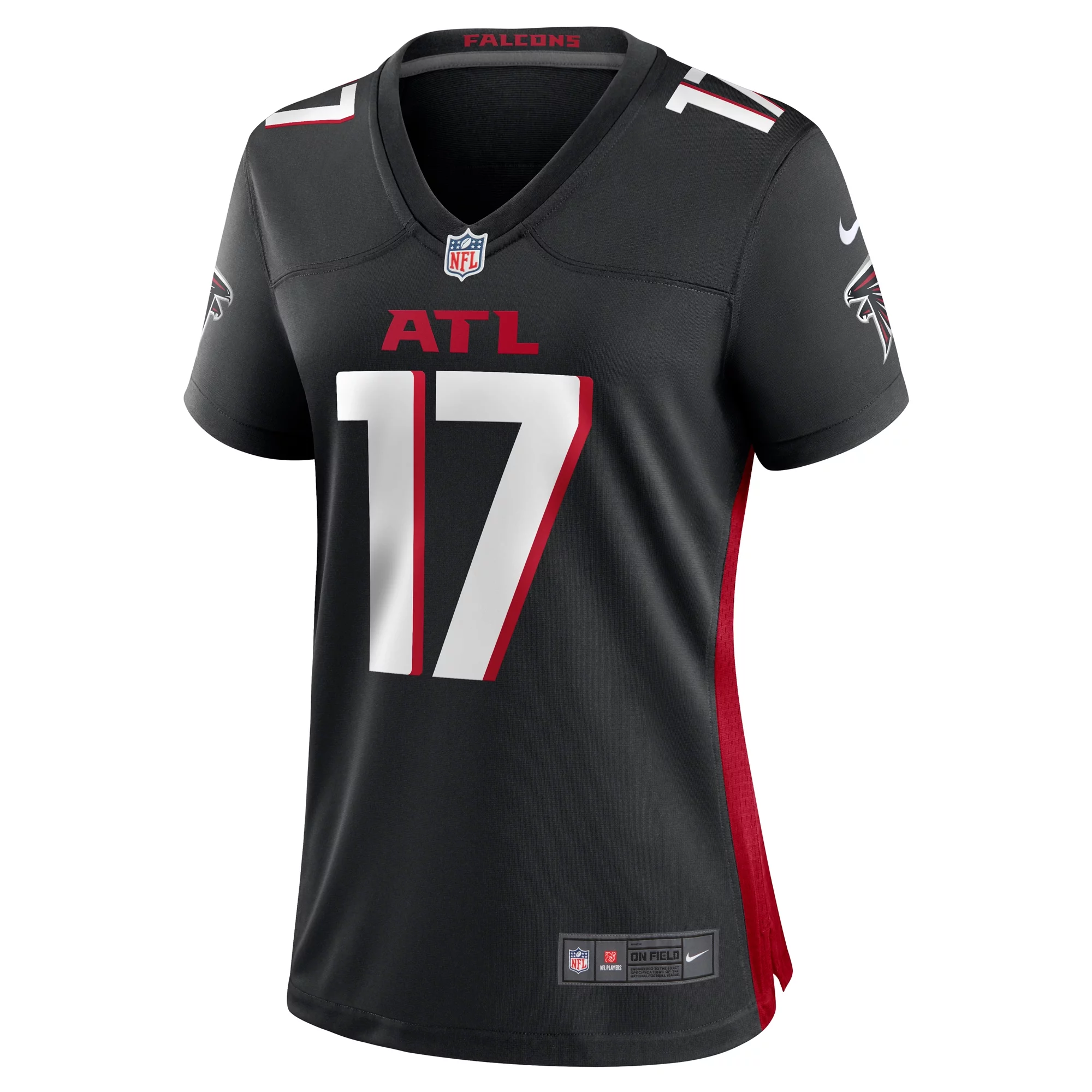Women's Nike Arnold Ebiketie Black Atlanta Falcons Team Game Jersey