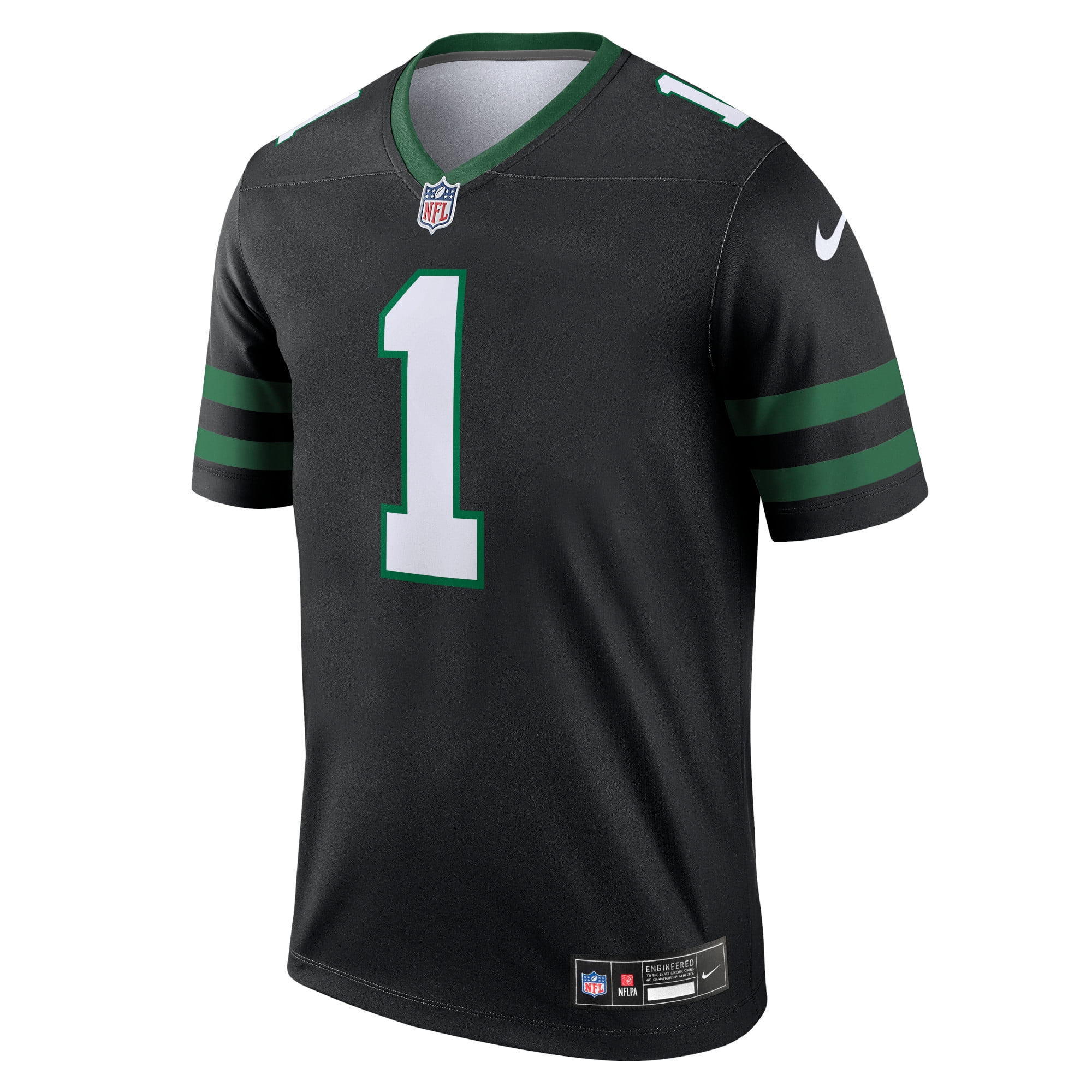 Men's Nike Ahmad Sauce Gardner Legacy Black New York Jets Alternate Legend Jersey
