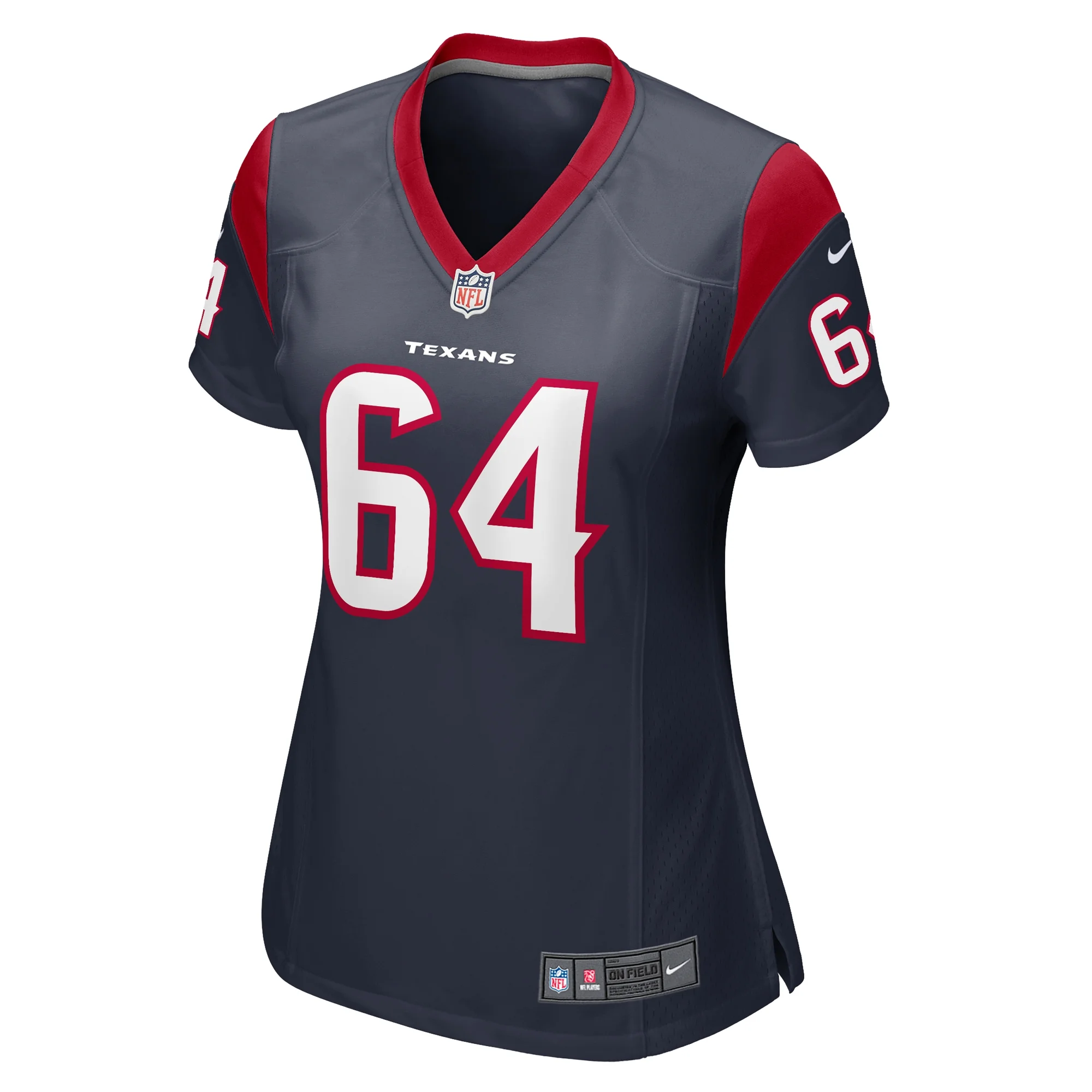 Women's Nike Nick Broeker Navy Houston Texans Team Game Jersey