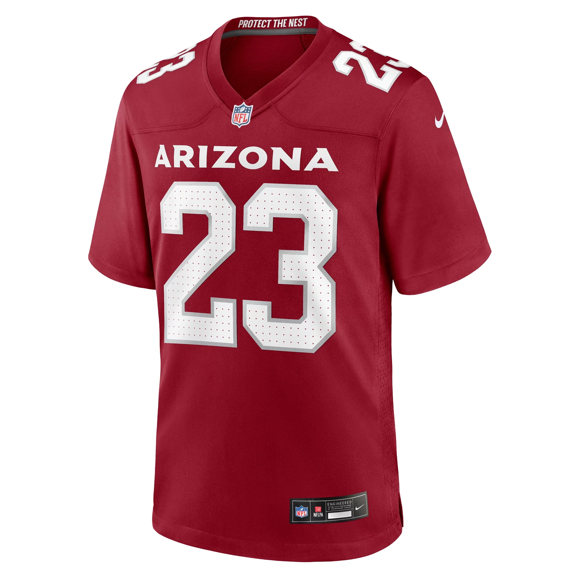Men's Nike Corey Clement Cardinal Arizona Cardinals Team Game Jersey