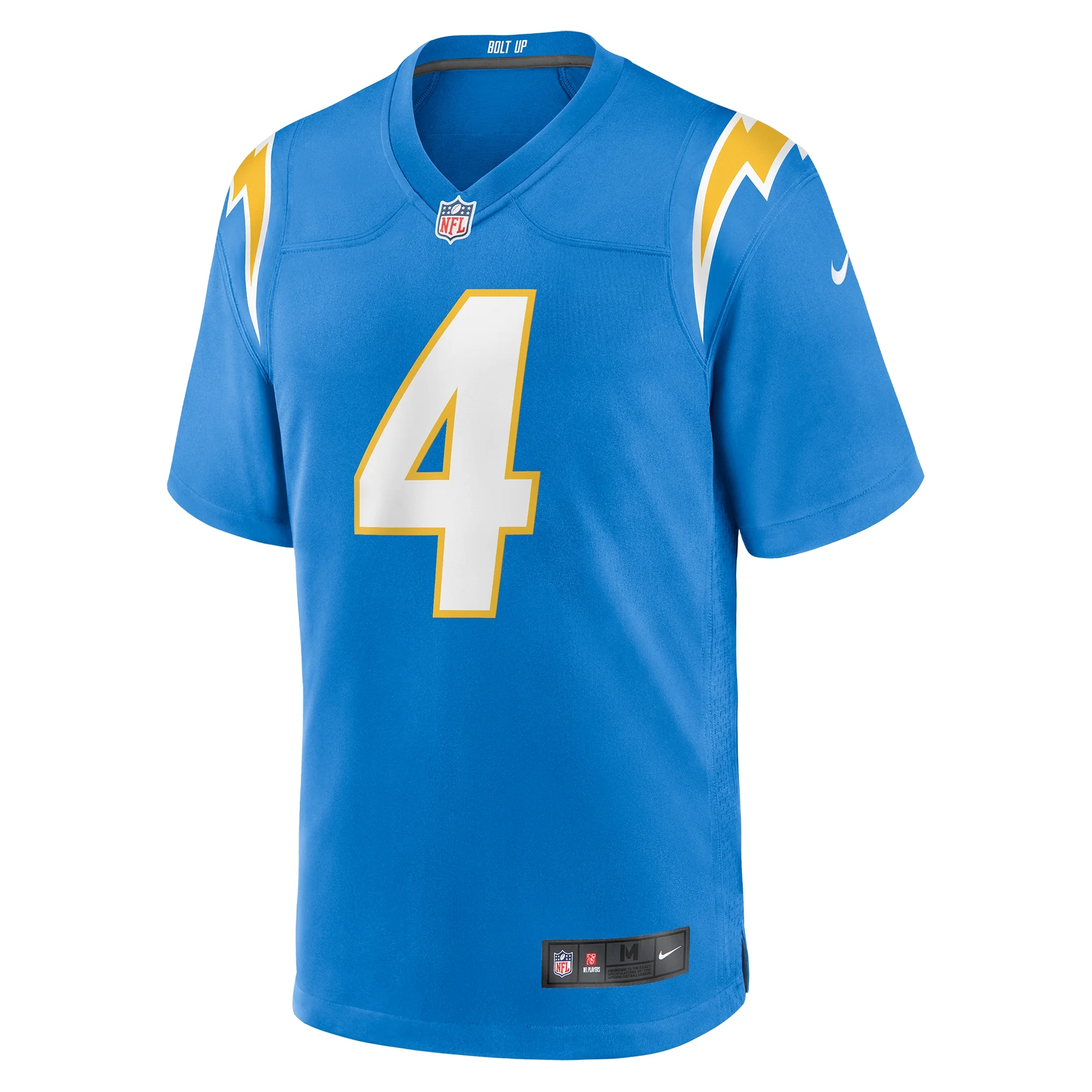 Men's Nike Gus Edwards Powder Blue Los Angeles Chargers Game Jersey