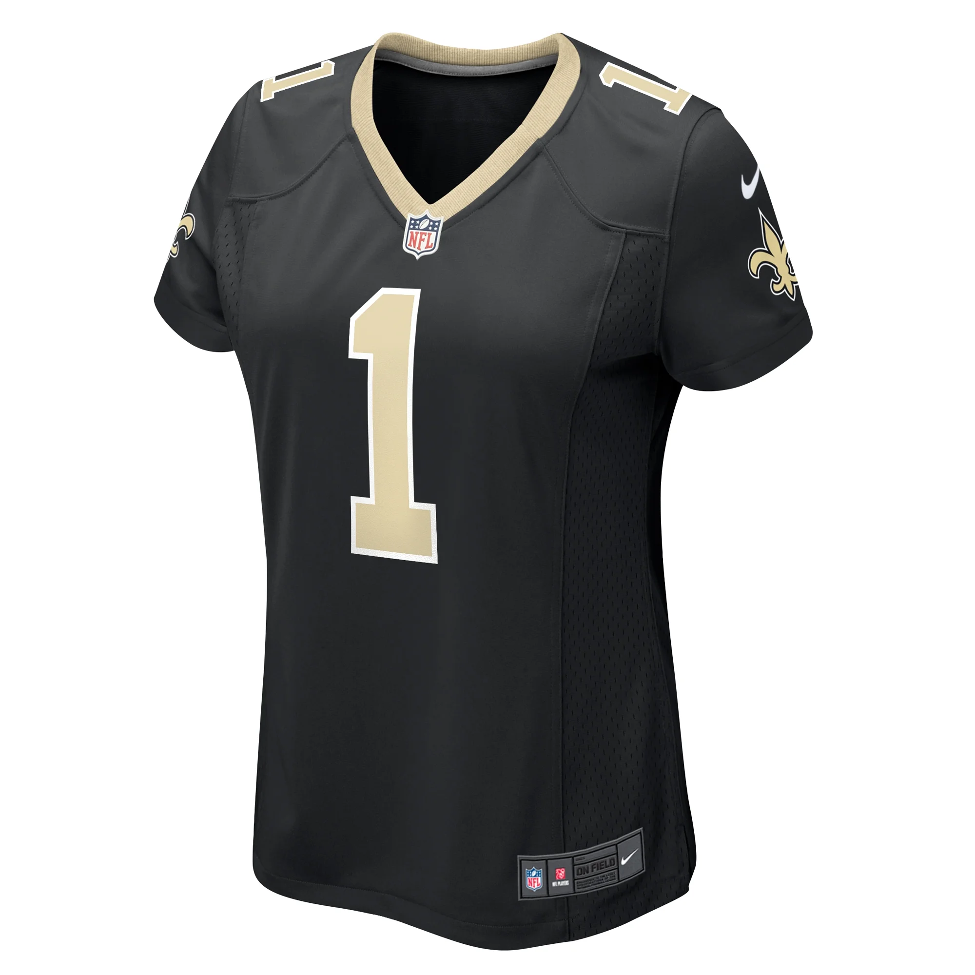 Women's Nike Alontae Taylor Black New Orleans Saints Team Game Jersey