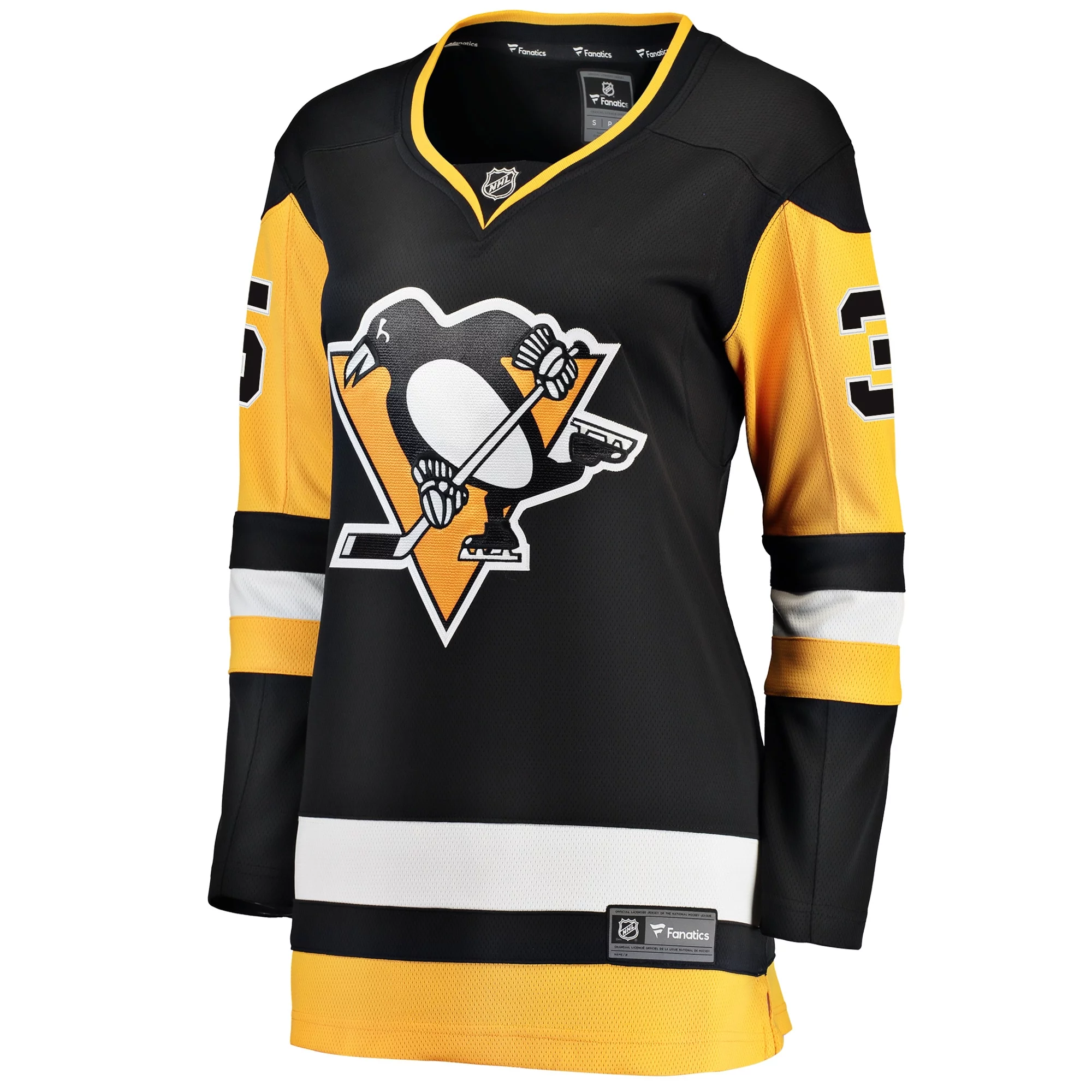 Women's Fanatics Tristan Jarry Black Pittsburgh Penguins Premier Breakaway Player Jersey