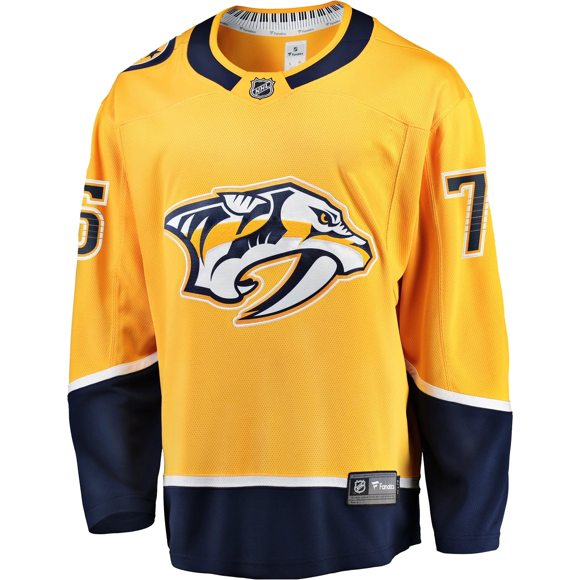 Men's Fanatics Juuso Parssinen Gold Nashville Predators Home Breakaway Jersey