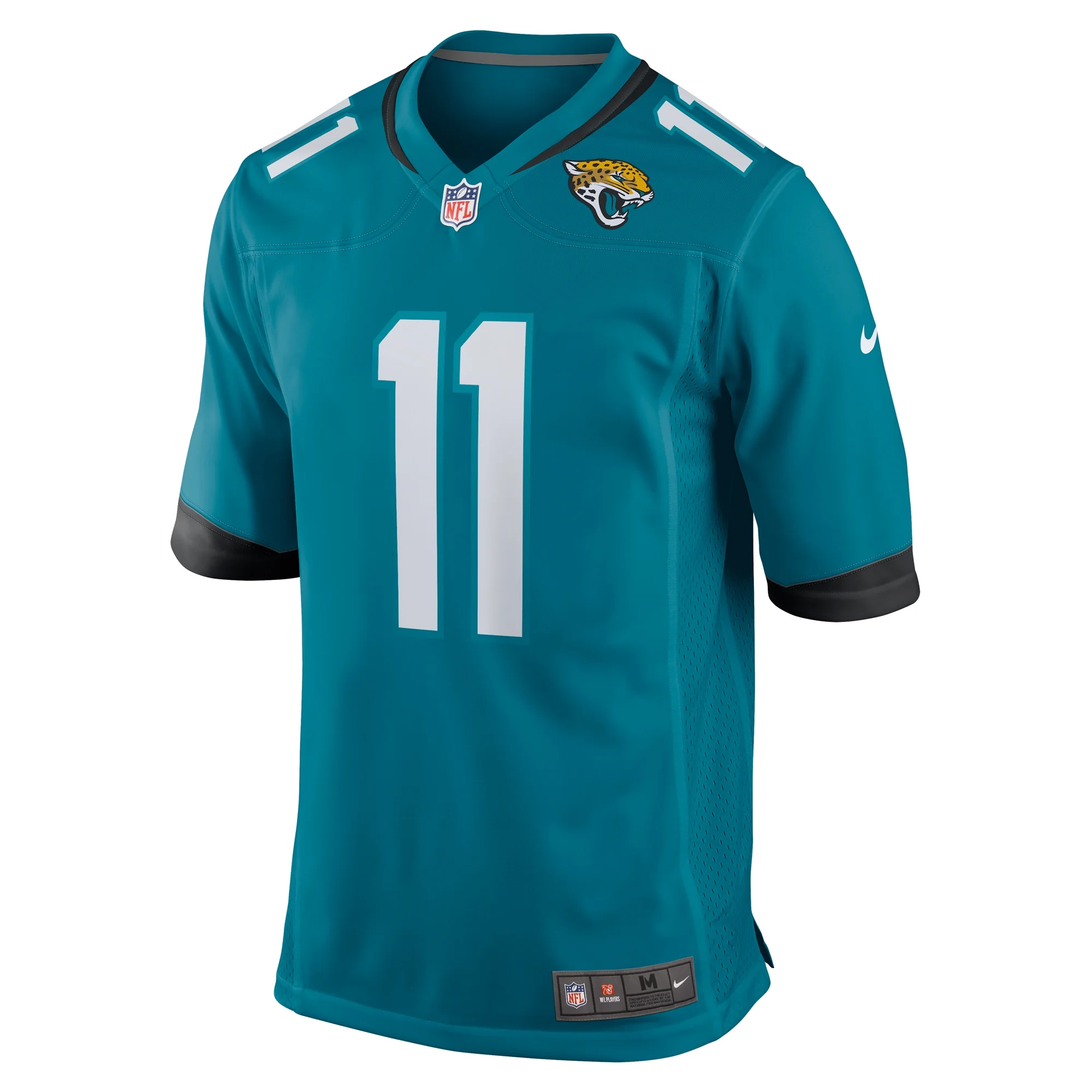 Men's Nike Parker Washington Teal Jacksonville Jaguars Team Game Jersey