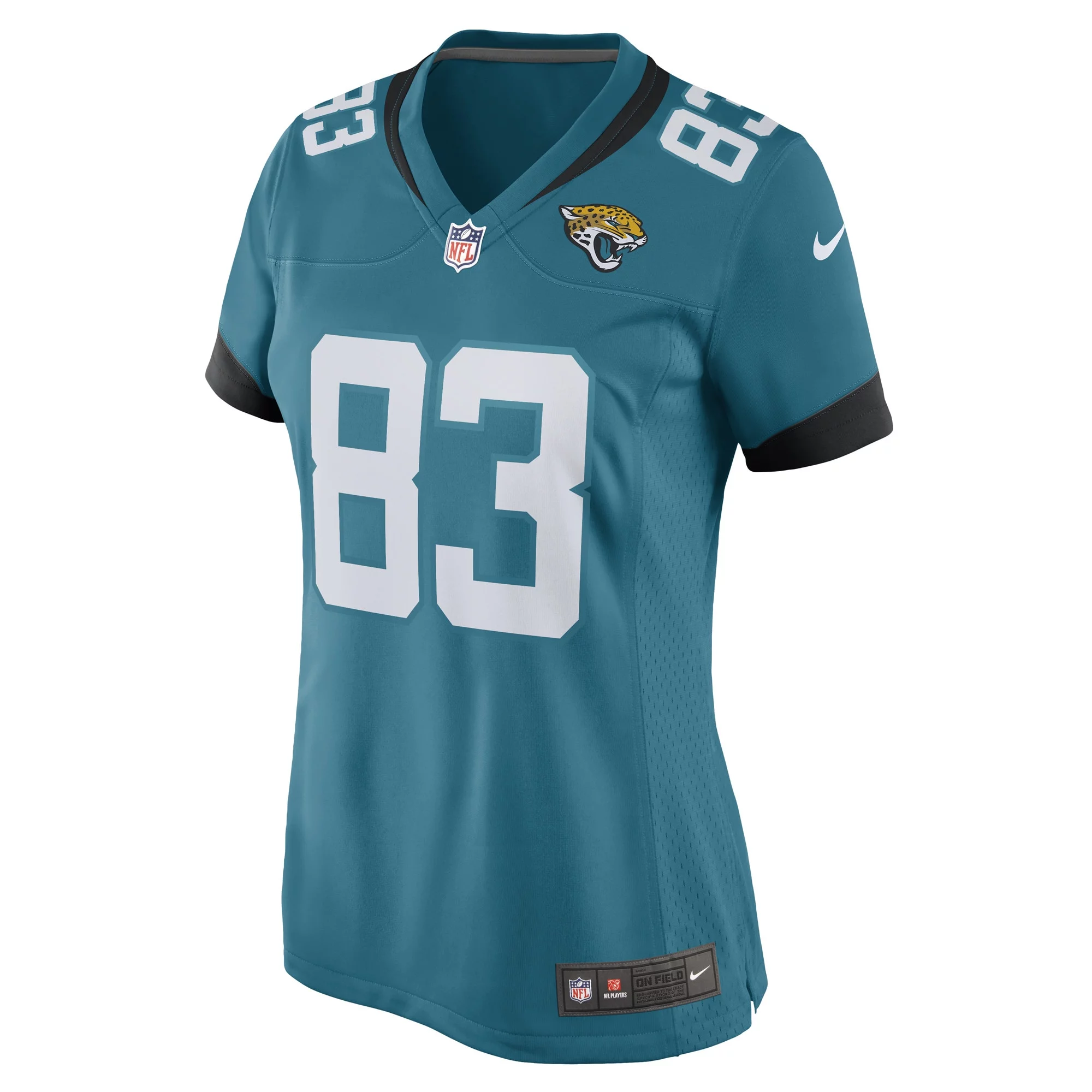 Women's Nike Jaylon Moore Teal Jacksonville Jaguars Game Player Jersey