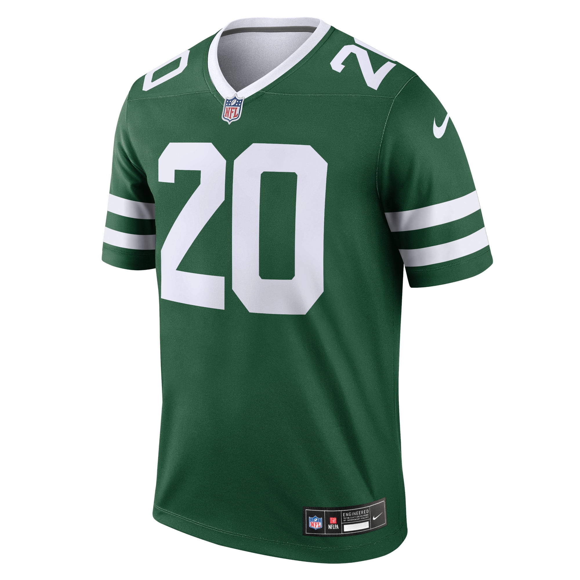 Men's Nike Breece Hall Legacy Green New York Jets Legend Jersey