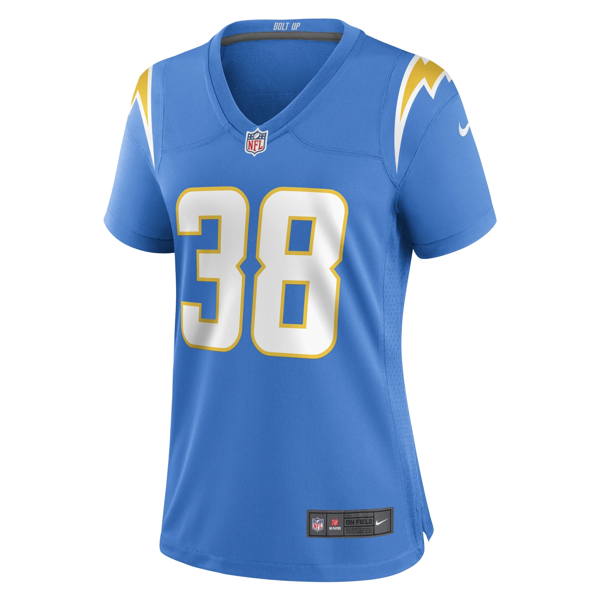 Women's Nike Milton Wright Powder Blue Los Angeles Chargers Game Jersey
