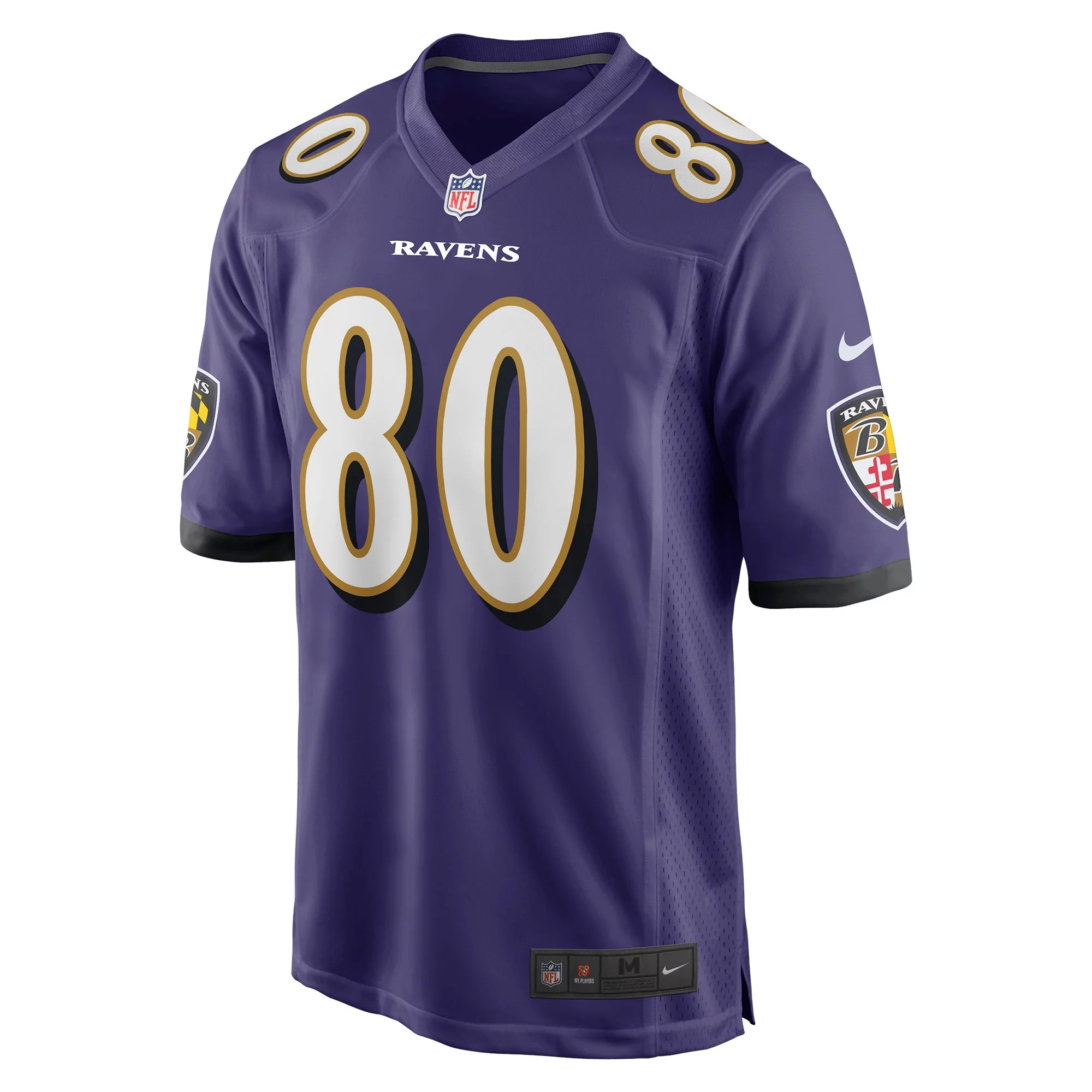 Men's Nike Isaiah Likely Purple Baltimore Ravens Player Game Jersey