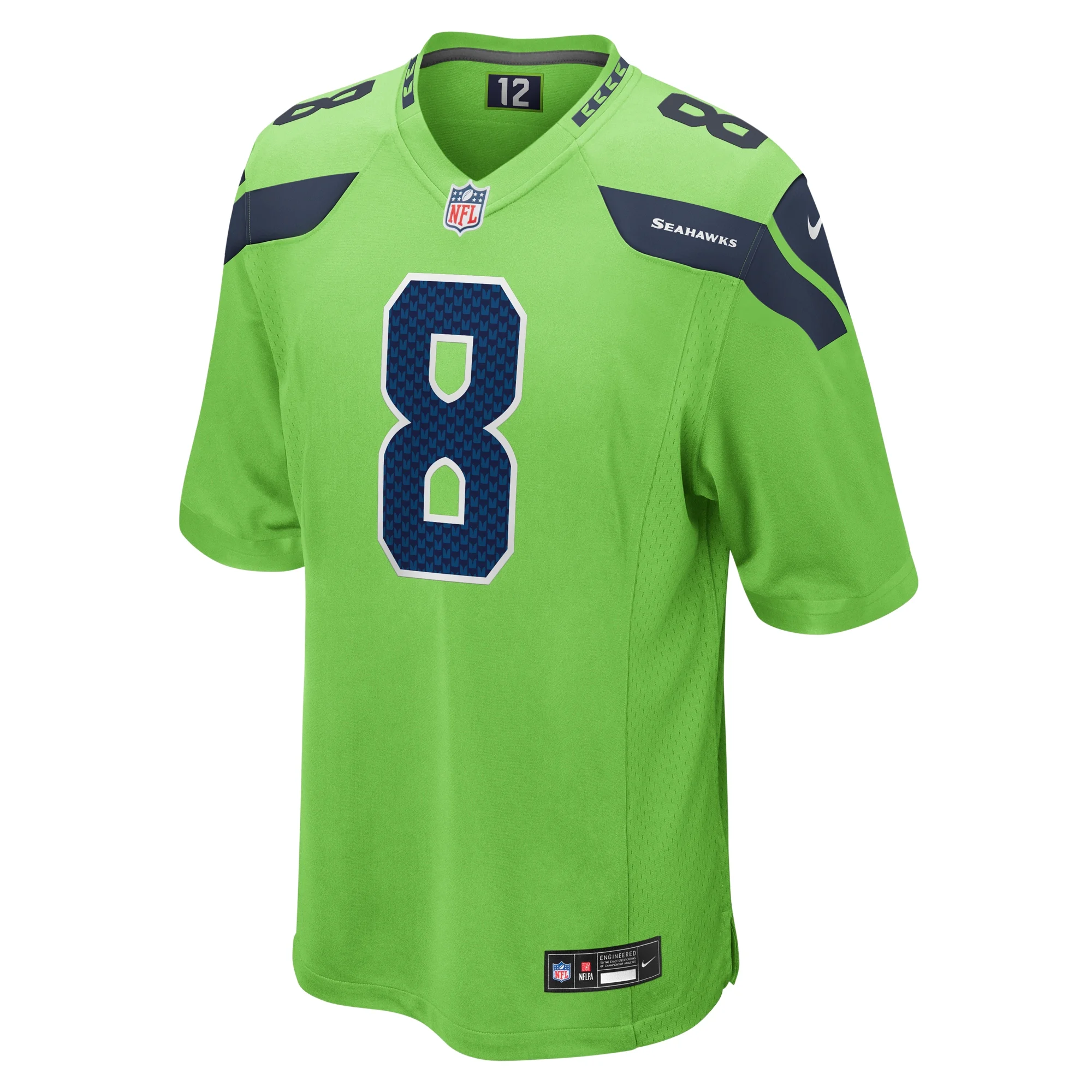Men's Nike Coby Bryant Neon Green Seattle Seahawks Game Jersey