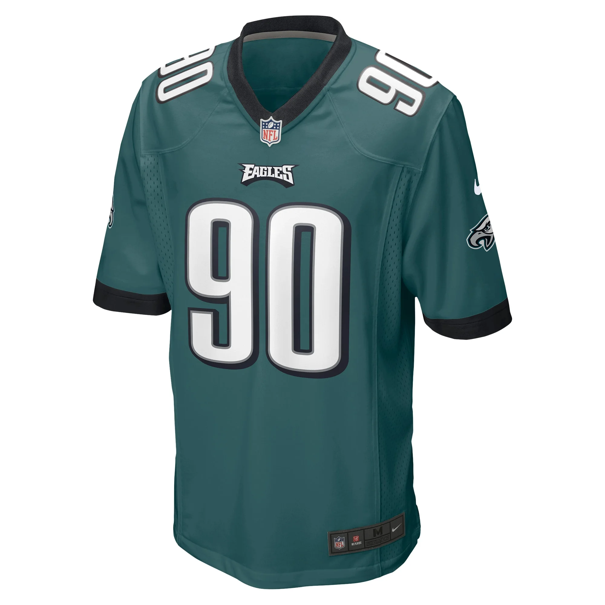 Men's Nike Jordan Davis Green Philadelphia Eagles Player Game Jersey