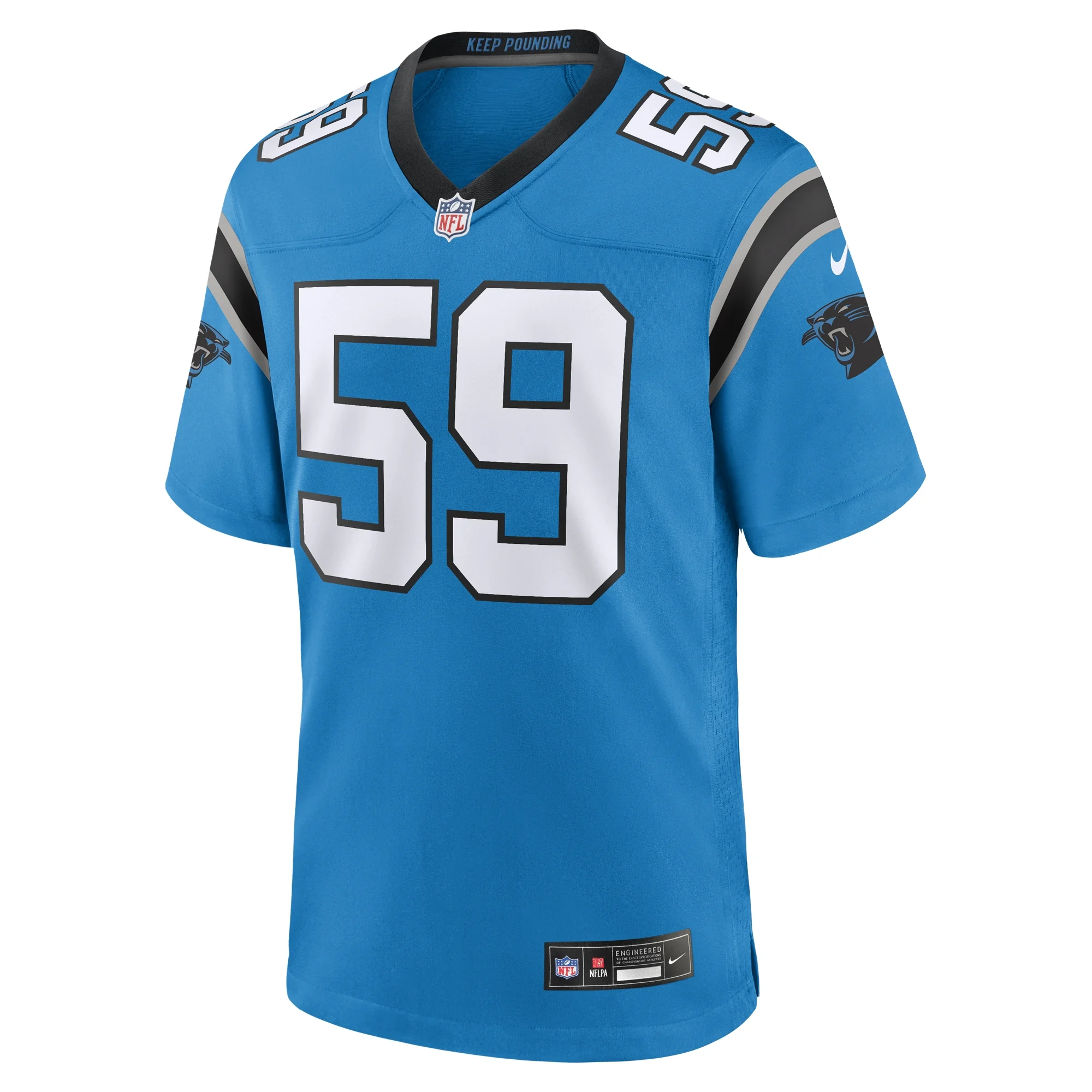 Men's Nike Luke Kuechly Blue Carolina Panthers Retired Player Game Jersey