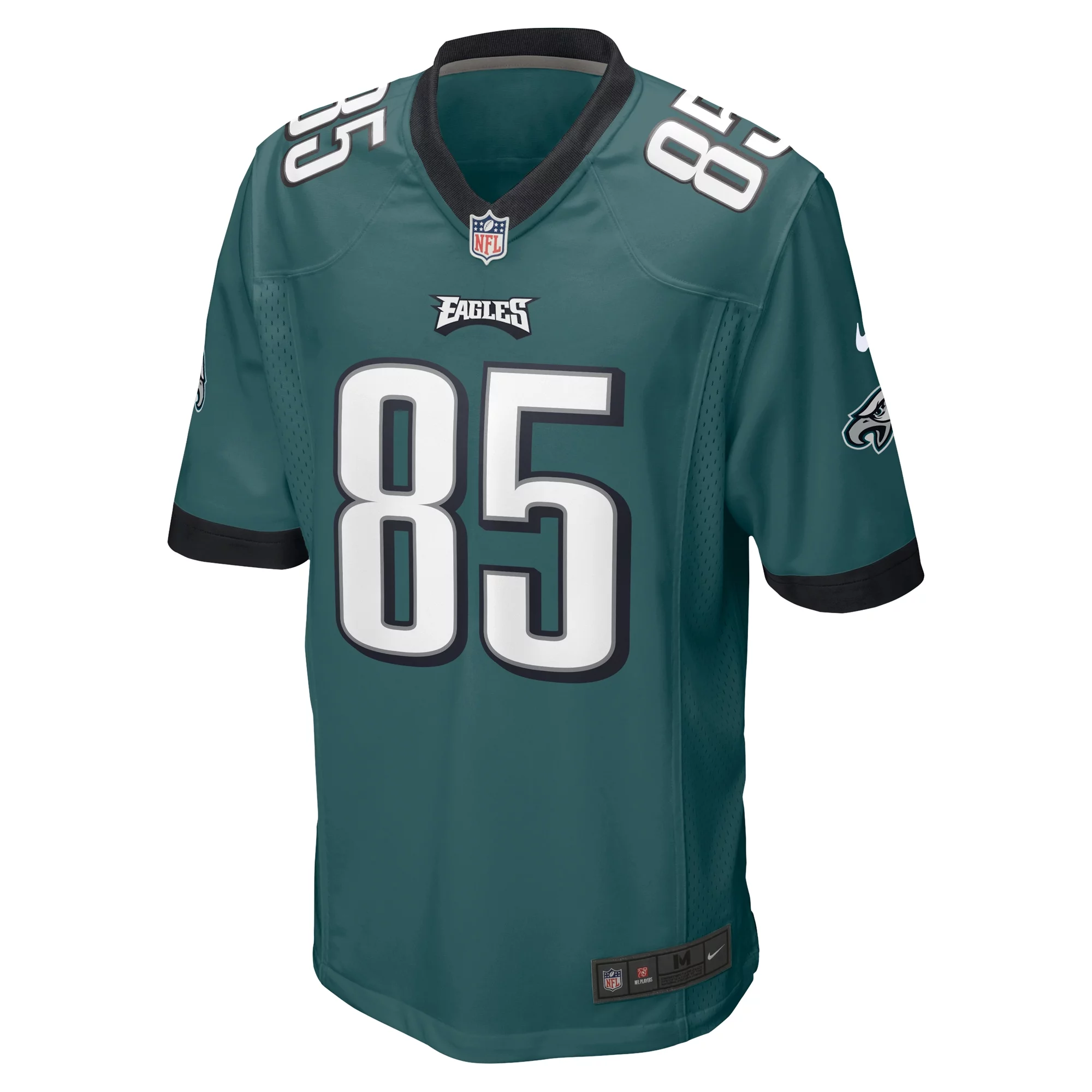Men's Nike Albert Okwuegbunam Midnight Green Philadelphia Eagles Team Game Jersey
