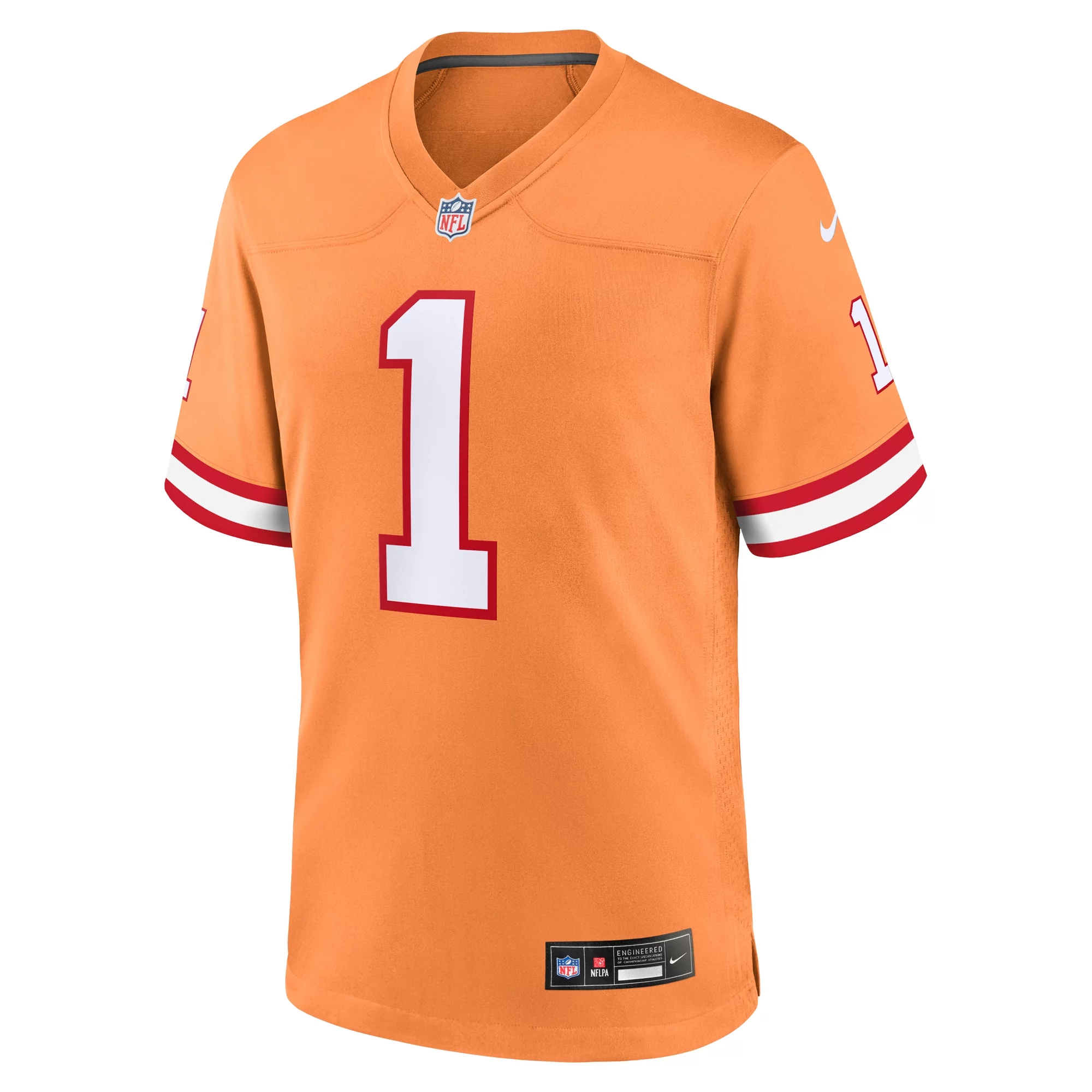 Men's Nike Rachaad White Orange Tampa Bay Buccaneers Throwback Game Jersey