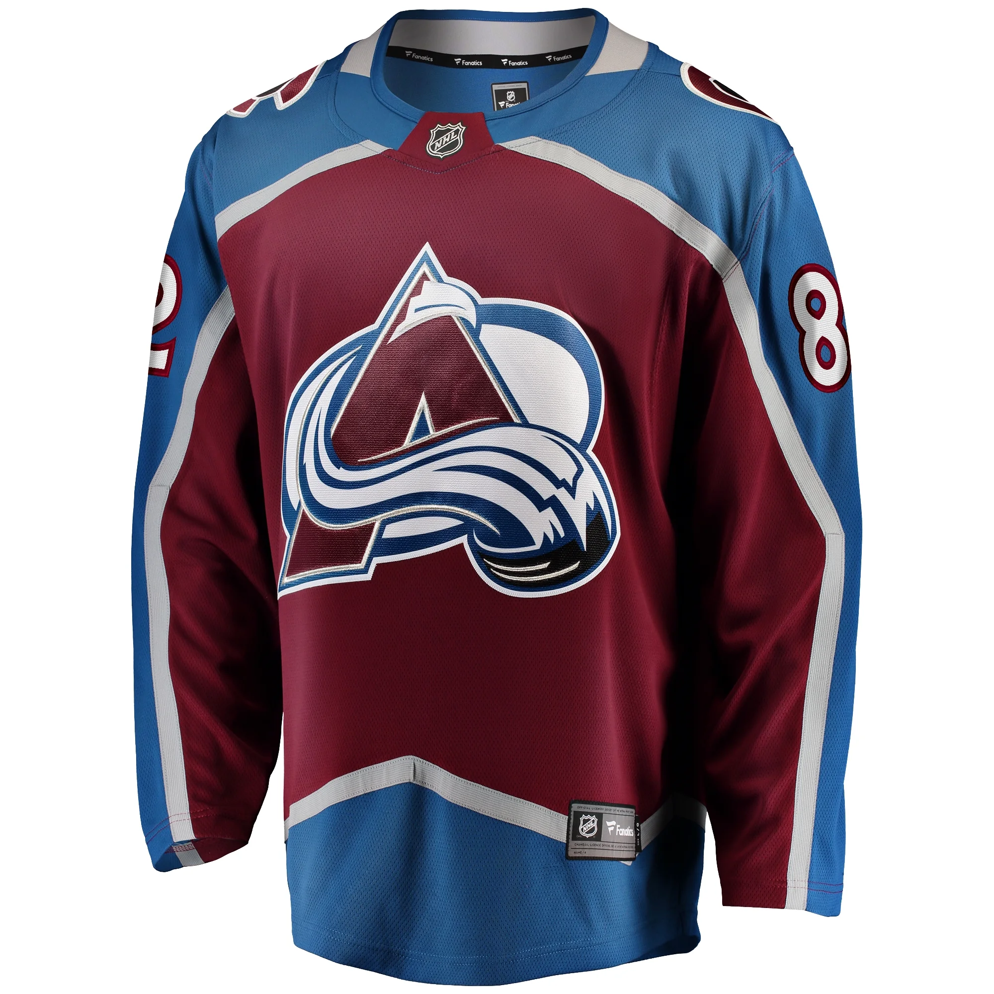 Men's Fanatics Caleb Jones Maroon Colorado Avalanche Home Premier Breakaway Player Jersey