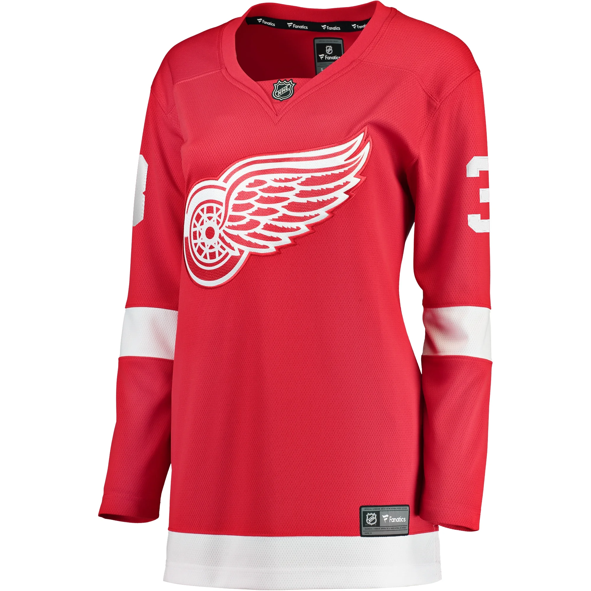 Women's Fanatics Justin Holl Red Detroit Red Wings Home Breakaway Player Jersey
