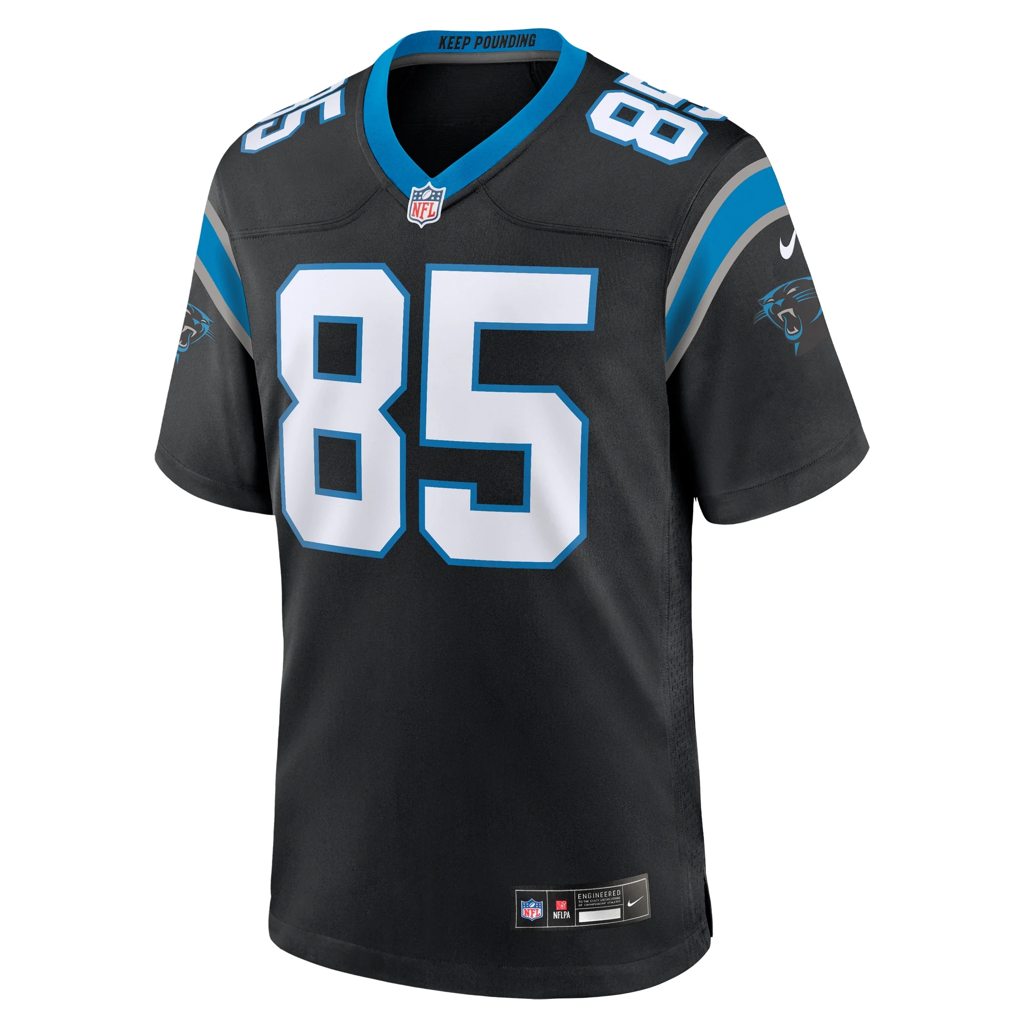 Men's Nike Jordan Matthews Black Carolina Panthers Game Jersey
