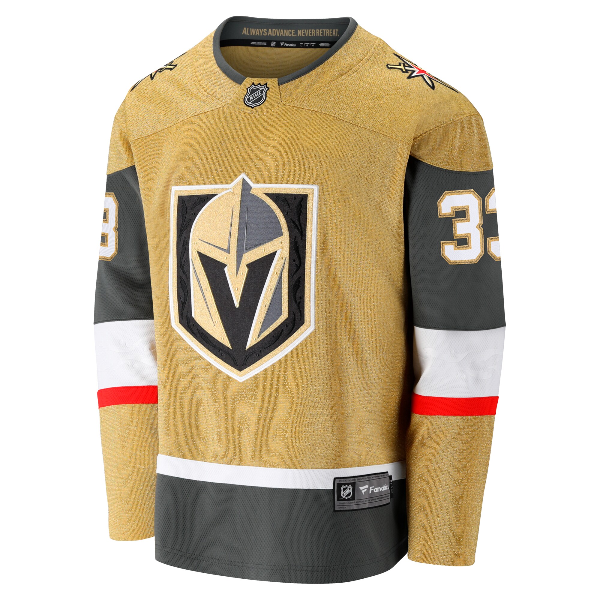 Adin Hill Vegas Golden Knights Fanatics Home Breakaway Jersey - Gold