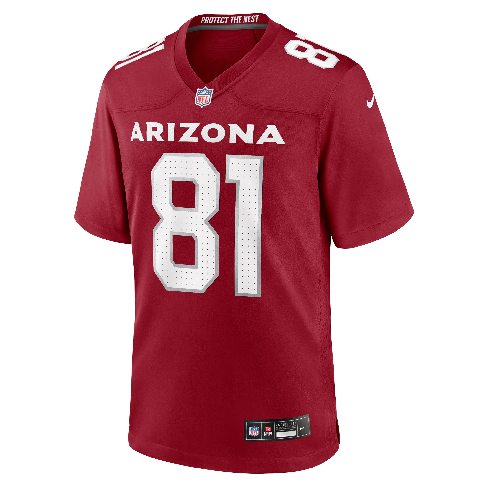 Men's Nike Jeff Smith II Cardinal Arizona Cardinals Game Jersey
